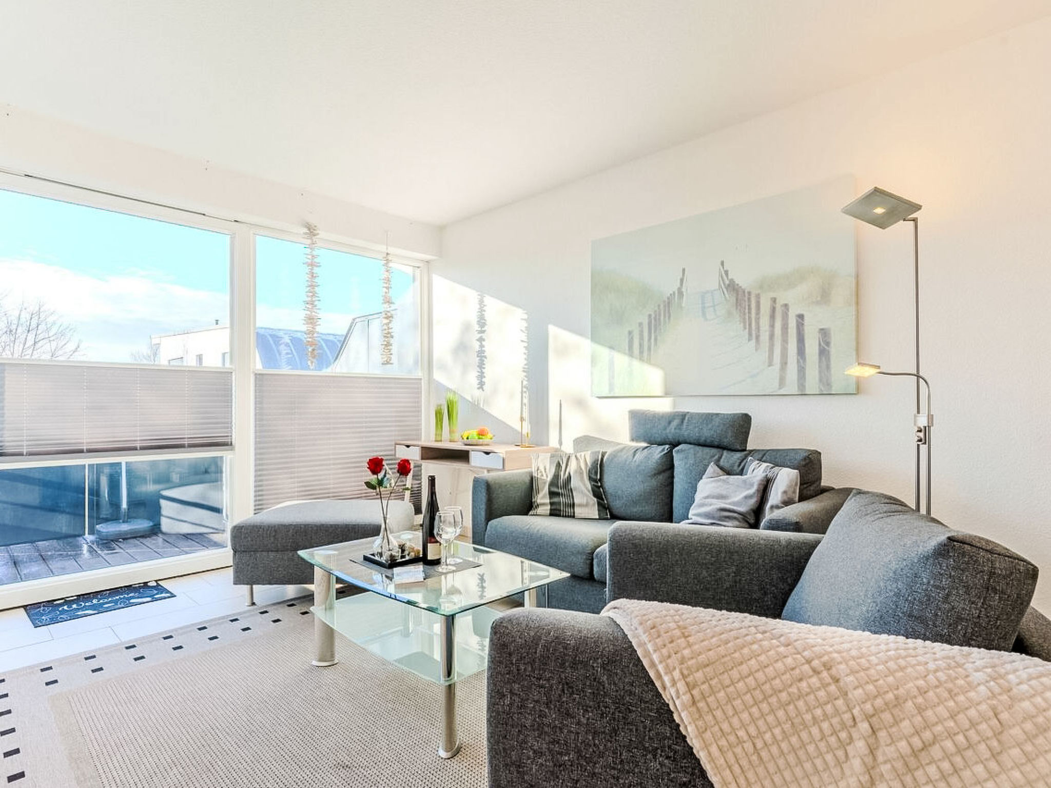 Appartement mit Balkon