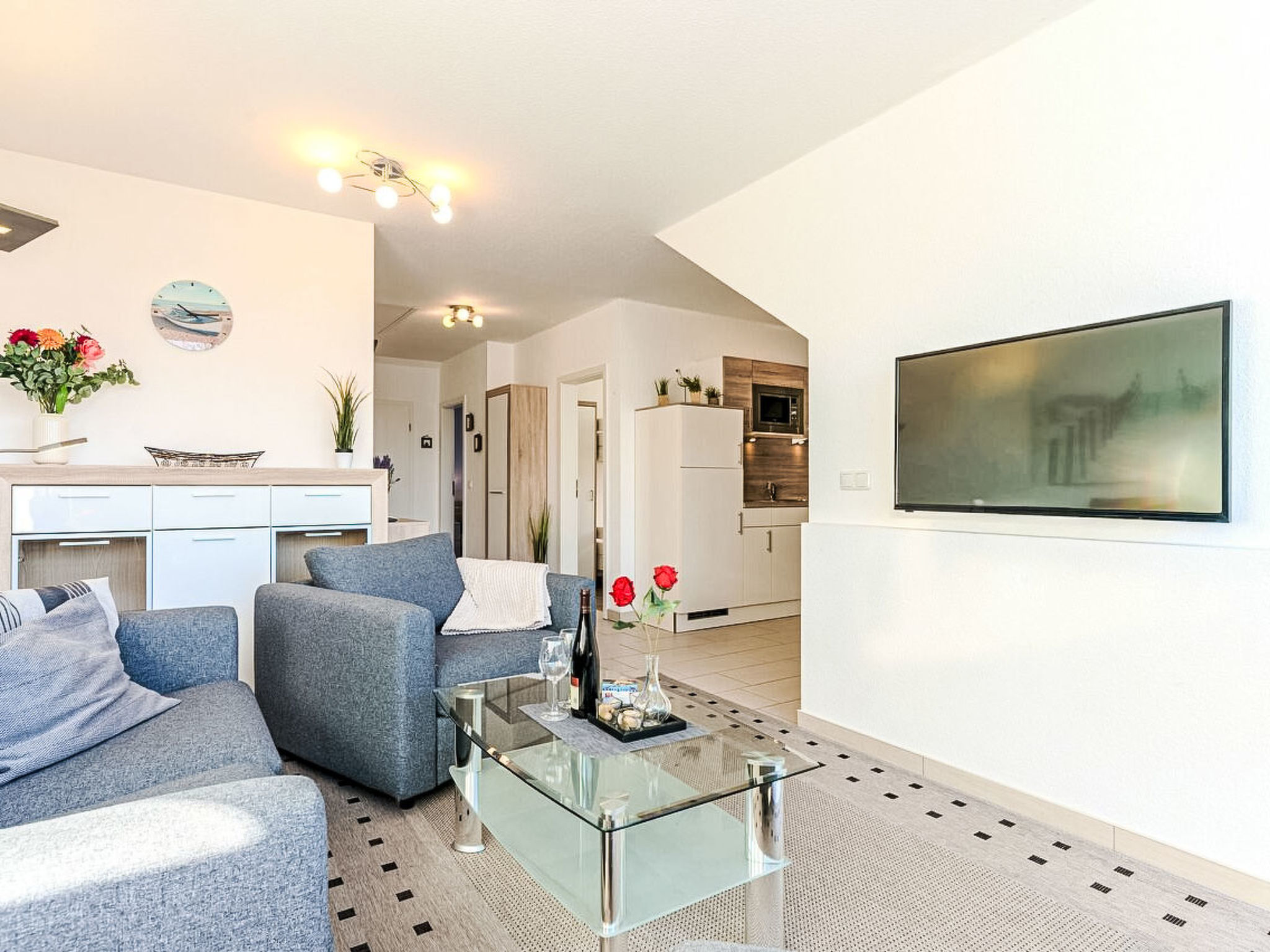 Appartement mit Balkon