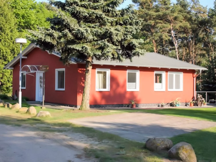 "Maria", halfvrijstaand huis 2-kamers 60 m2, op de begane grond. Woon-/eetkamer met 1 divanbed en Kabel-TV (Flatscreen TV), radio. Uitgang naar het terras. 1 kamer met 1 bed en 1 2-pers bed. Kookhoek ..