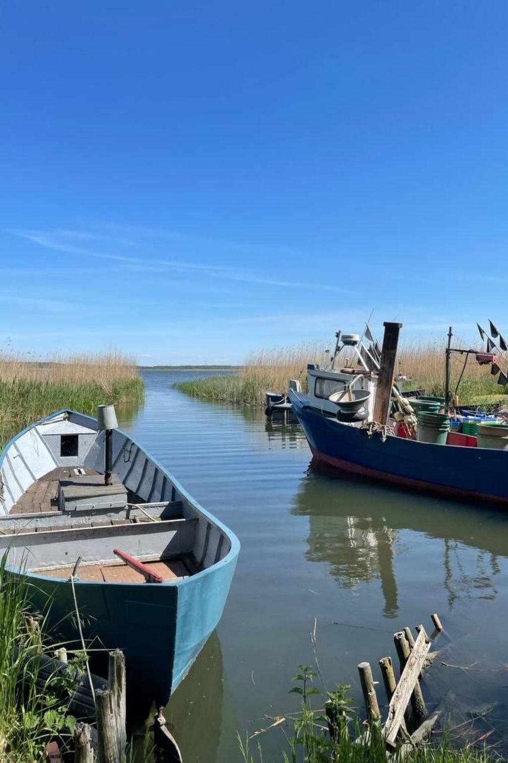 Tolles Ferienhaus in Altwarp mit Garten-Binnen