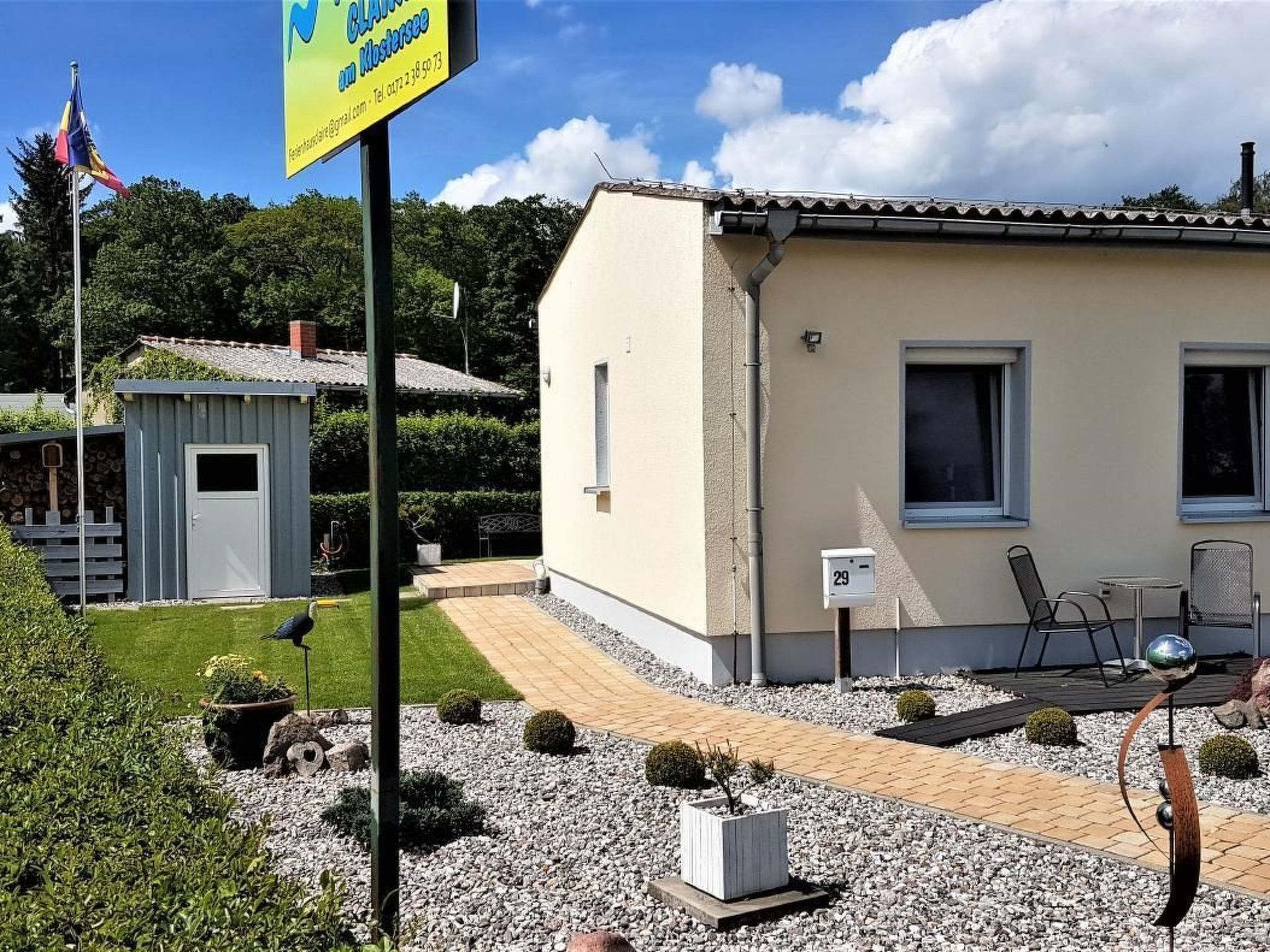 Vakantiehuis met omheinde tuin in Dargun (Duitsland) 1 hond is welkom