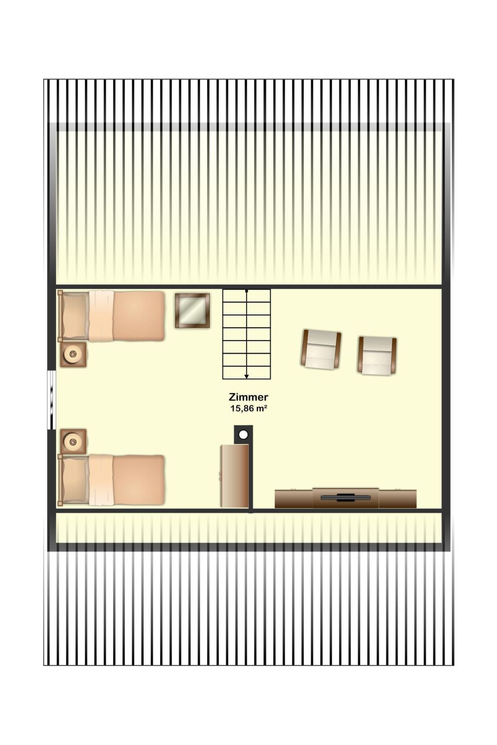 Träumen unter Reet-Inside