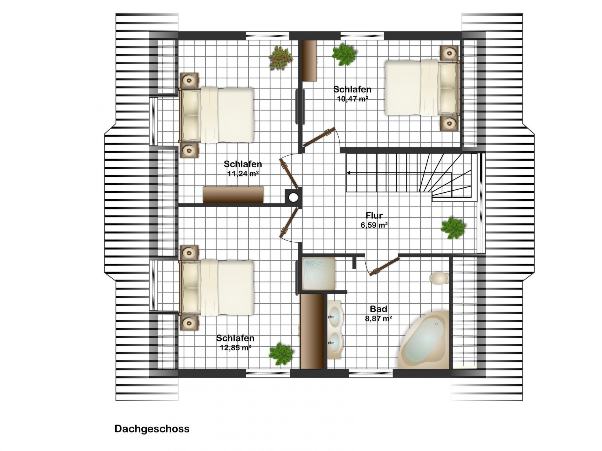 Träumen unter Reet-Binnen