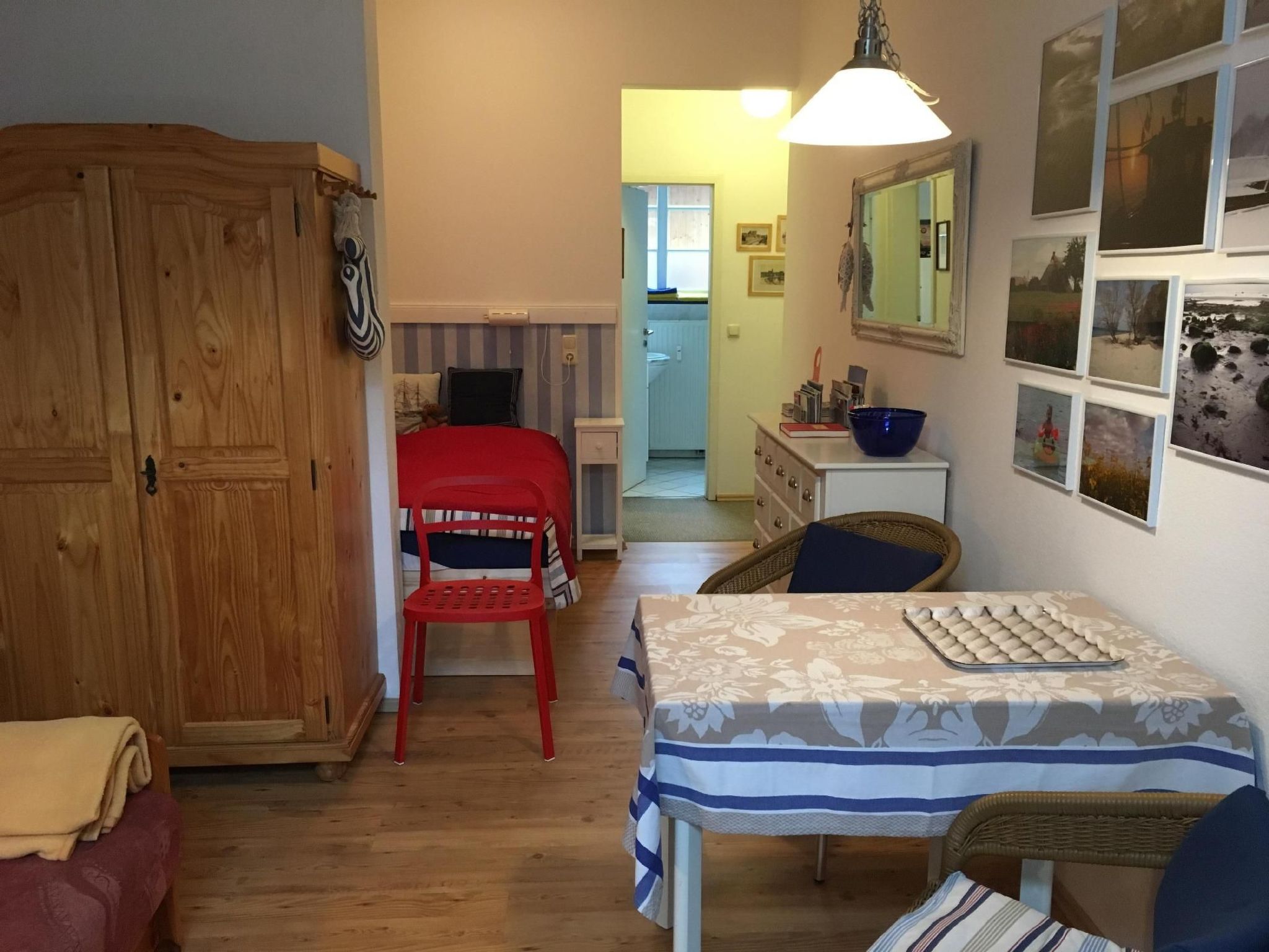 Appartement in Wismar mit Terrasse und Garten