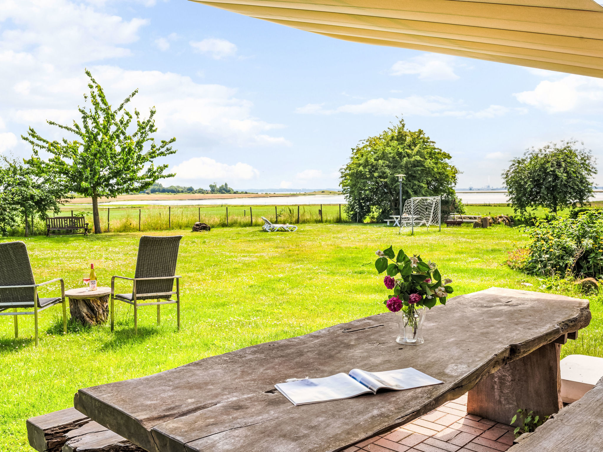 Reethaus Mertinat ''For Ten'' mit Meerblick - Buiten