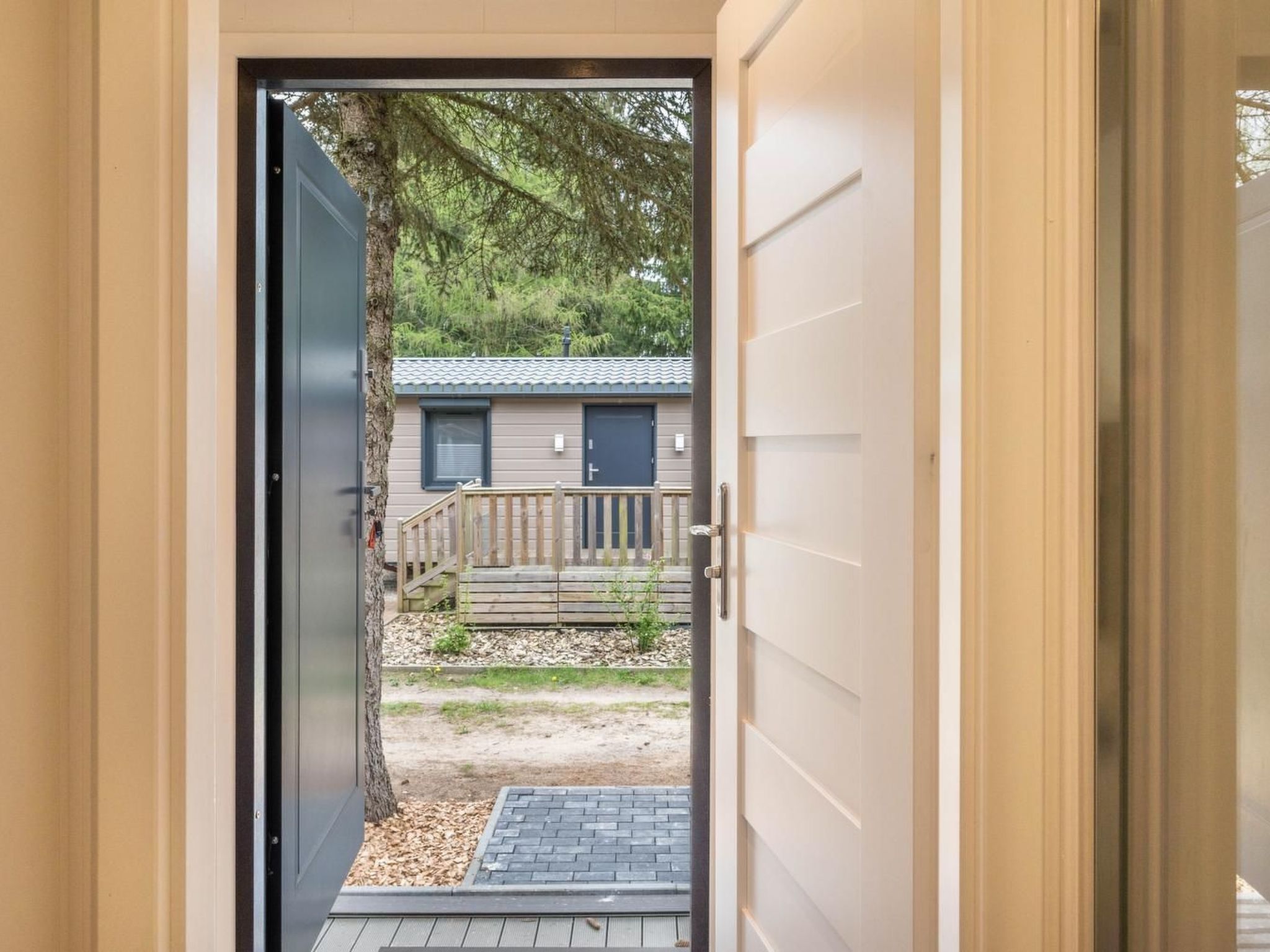 Mobilheim mit Terrasse