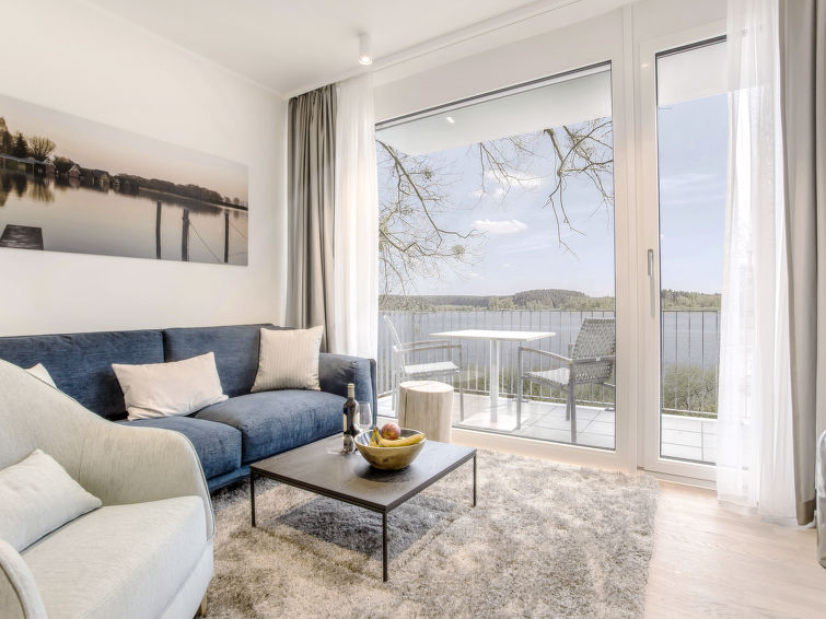 Sauna en luxe: appartement aan het strand in Waren in Waren