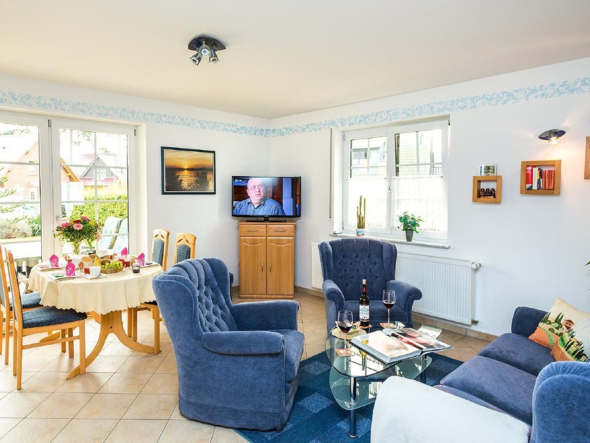 Gemütliche Wohnung mit Grill und Seeblick-Inside