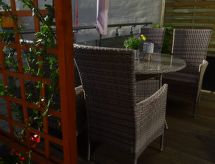 Vakantieappartement Waren direct aan de Müritz: uitzicht, terras en tuin - thumbnail 2