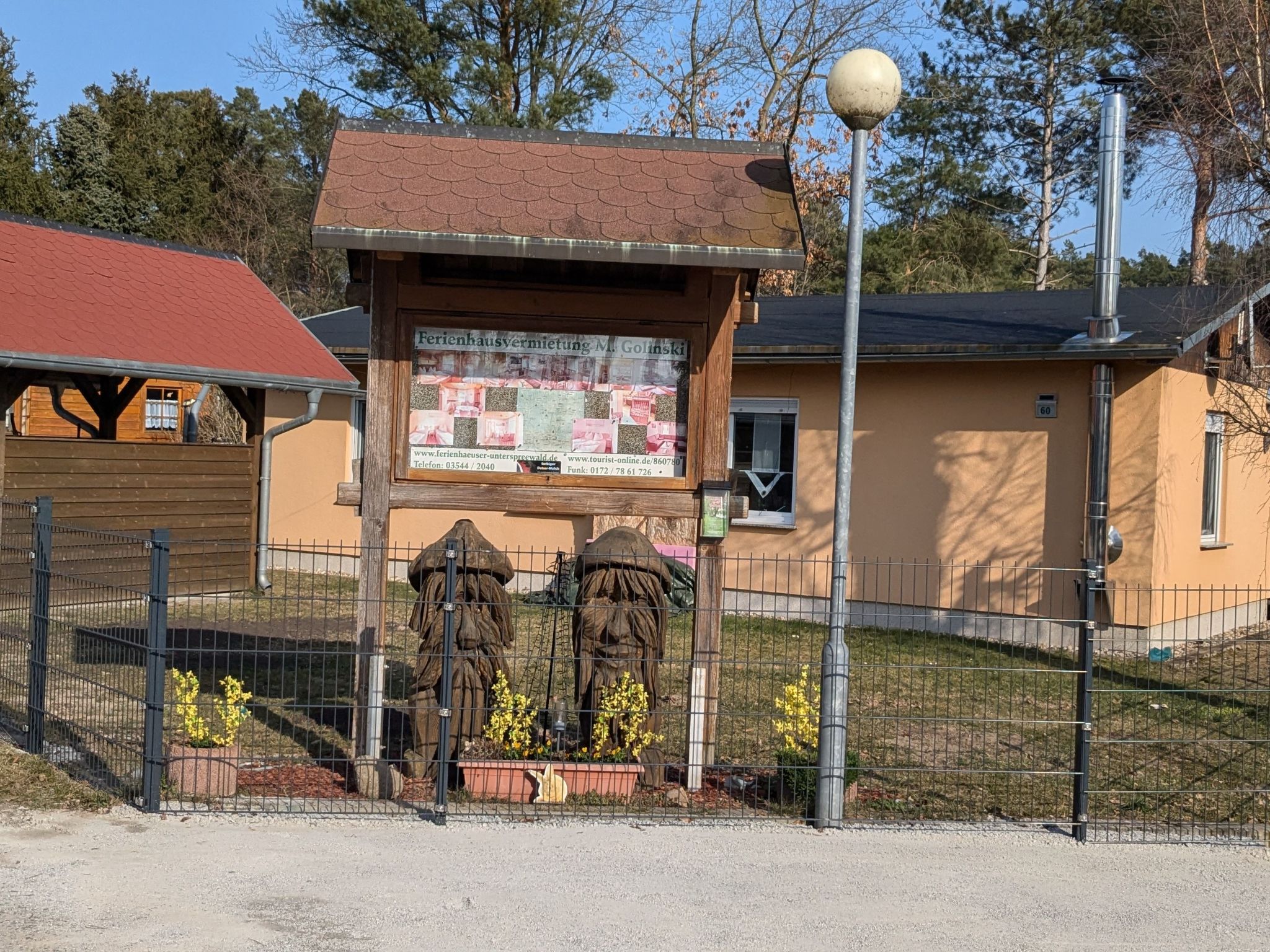 Vakantiehuis met omheinde tuin in Jessern (Duitsland) 1 hond is welkom