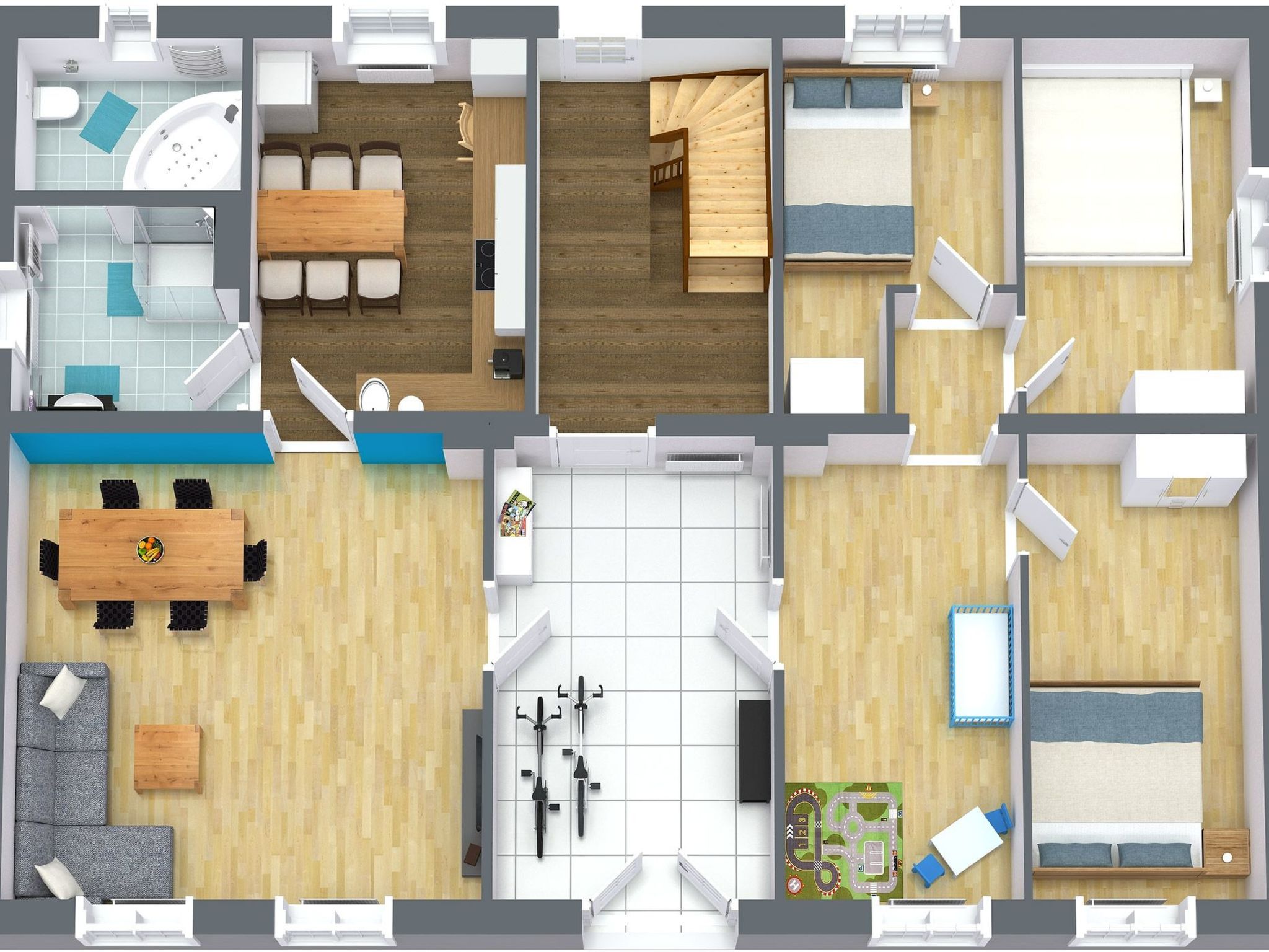 Für 5 Personen  + 1 Kind ca. 110 m&sup2; in Pasewalk, Mecklenburg-Vorpommern (L-Image-tags.info