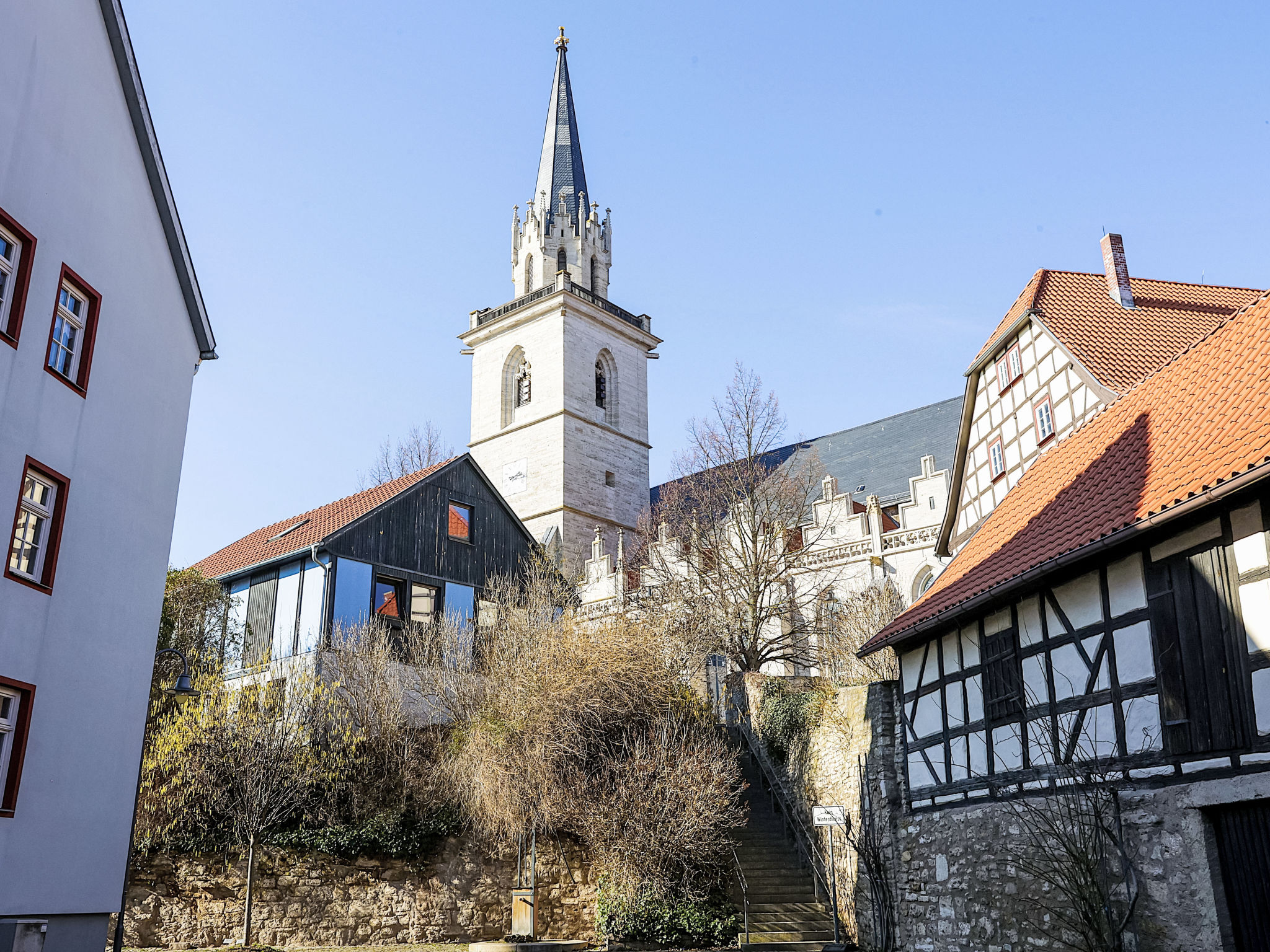Ferienwohnung an der Bergkirche - Buiten