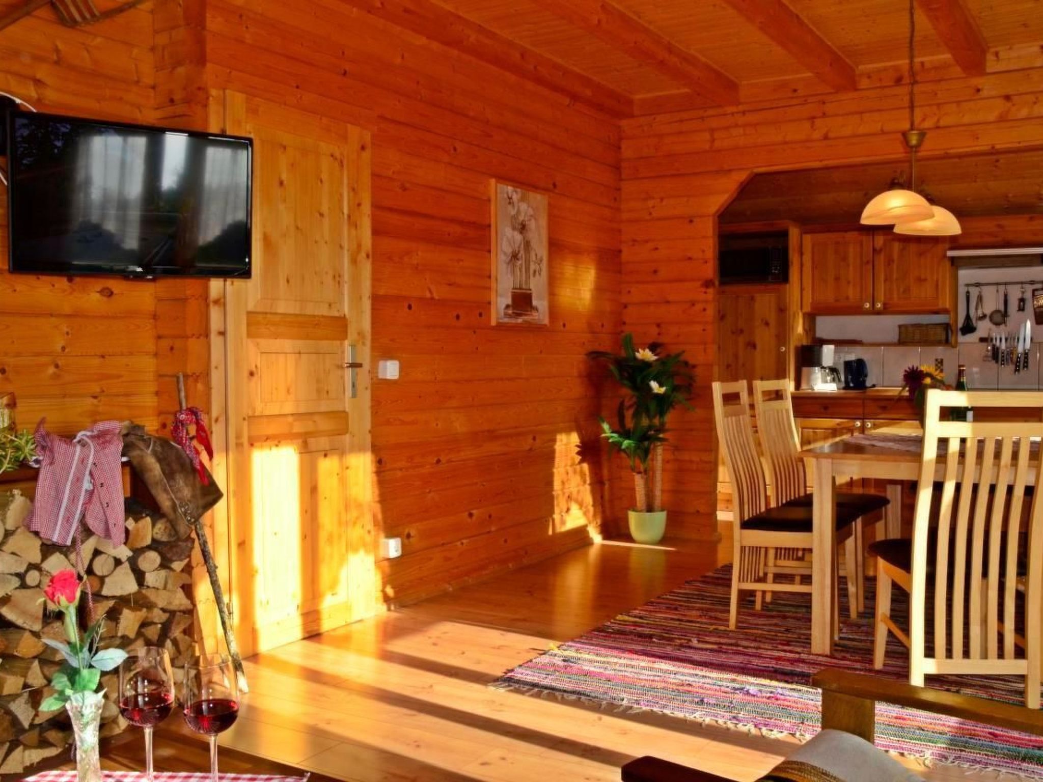 Bayerwaldblockhaus-Binnen