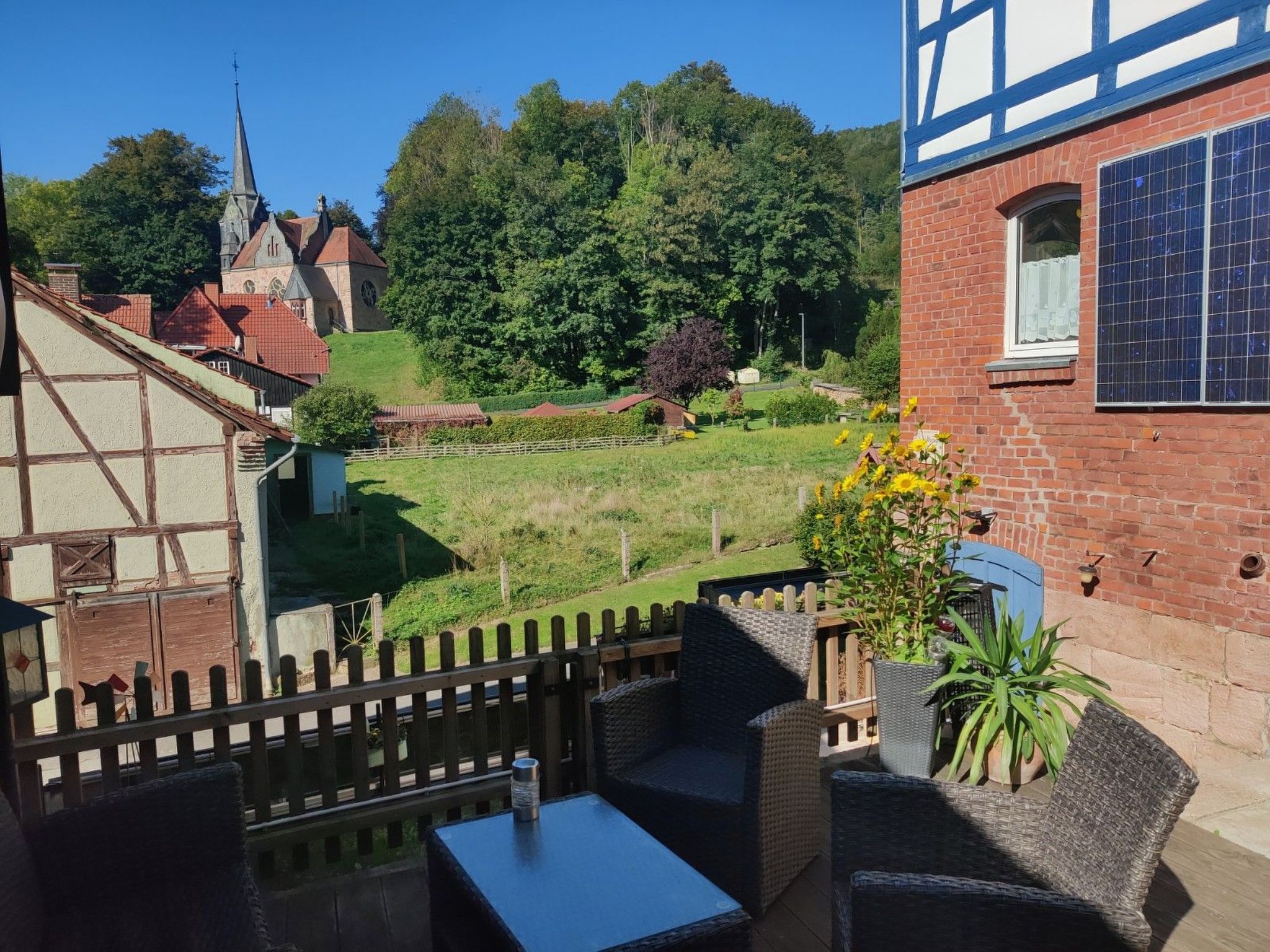 In Holzhausen mit Grill und Terrasse