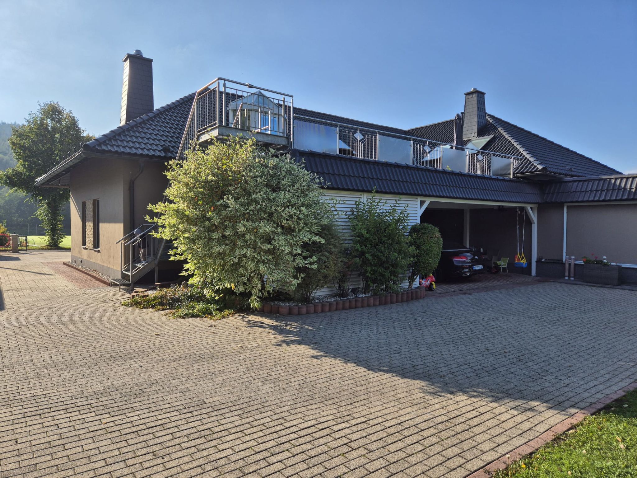 Ferienhaus Naturnah mit Pool und Sauna-Buiten