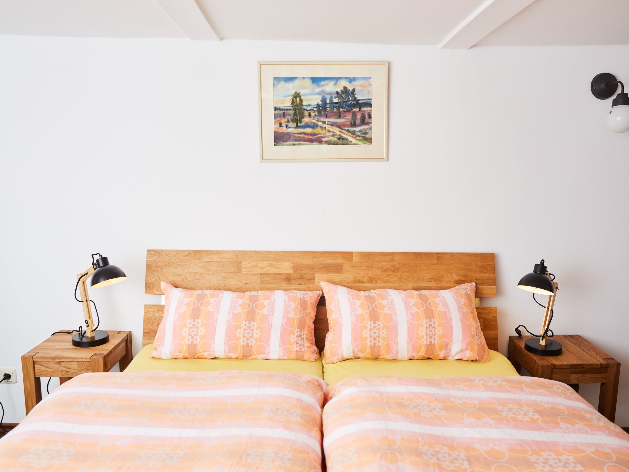 Fachwerkhaus mit Garten, Grill und Terrasse-Dedans