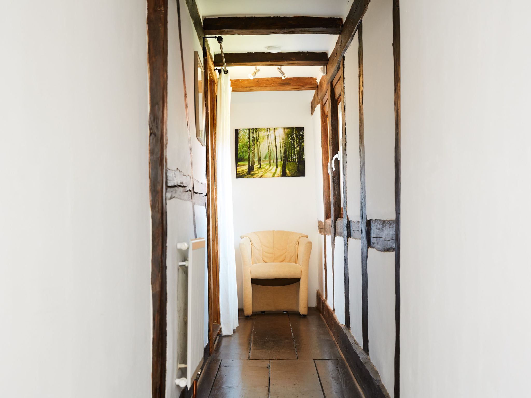 Fachwerkhaus mit Garten, Grill und Terrasse-Binnen