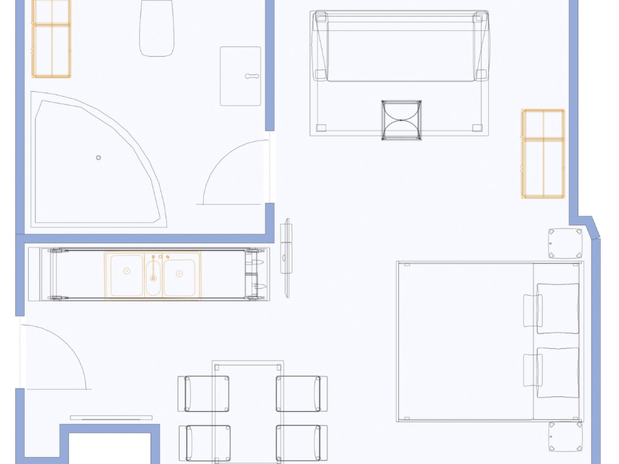 Appartement Apartment, Küche, Parkplatz, digitaler Check-in – Plan, photo 20 sur 44
