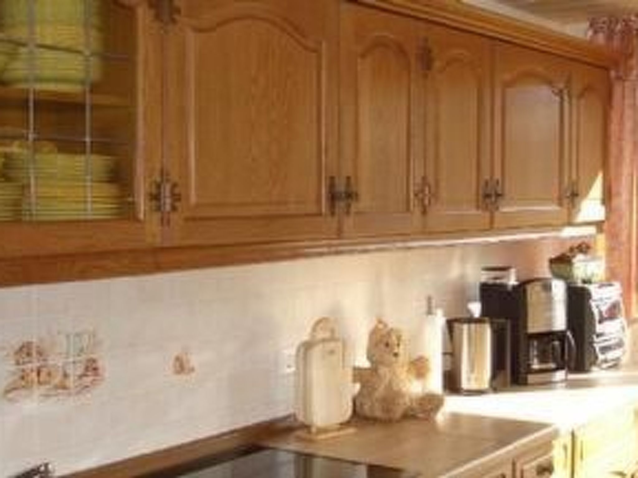 Helle Wohnung in Frankenhain mit Grill-Drinnen