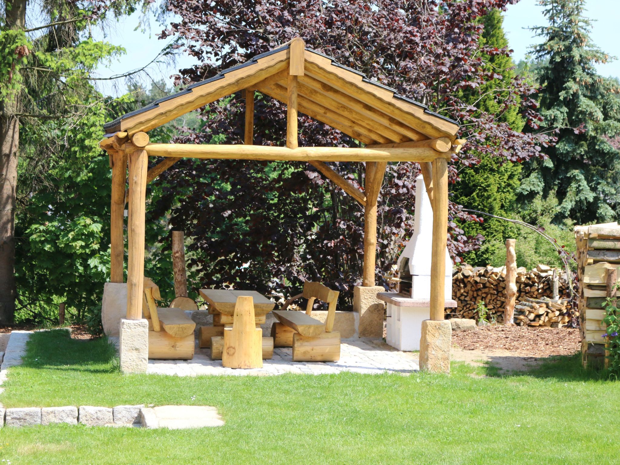 Studio-Appartement mit Bergblick-Inside