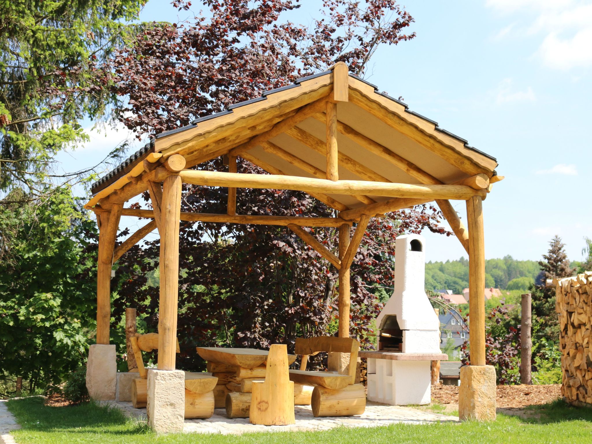Studio-Appartement mit Bergblick-Inside