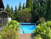 Vrijstaande bungalow in Maxen met privézwembad en tuin - thumbnail 4