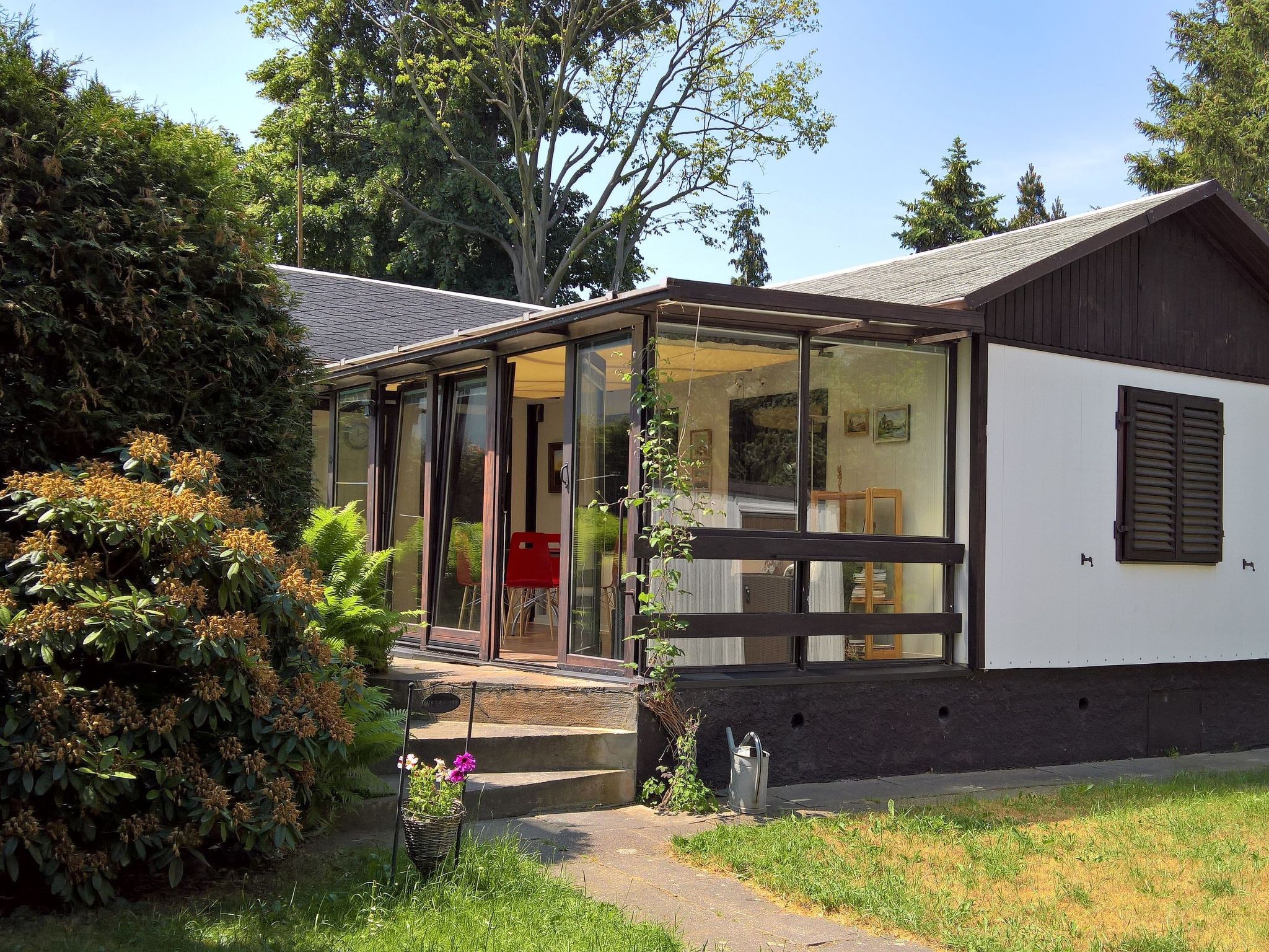 Vakantiehuis met omheinde tuin in Maxen (Duitsland) 1 hond is welkom