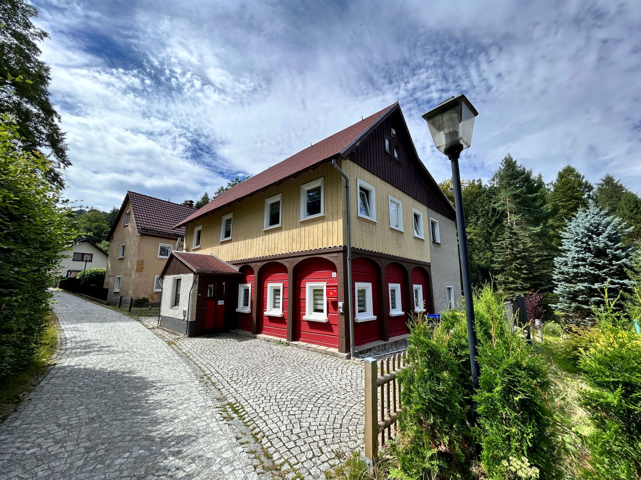 Waldferienhaus Dunja mit Sauna, Whirlpool, direkt am Waldrand, Kletterfelsen