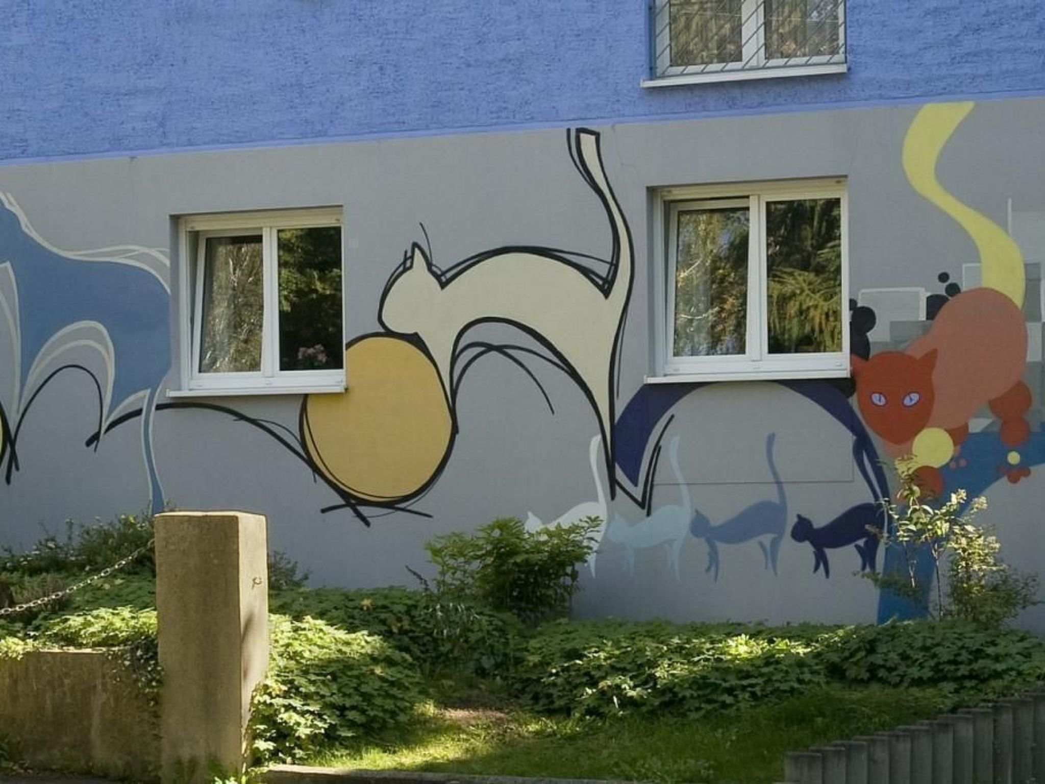 In Mockritz mit Garten-Buiten