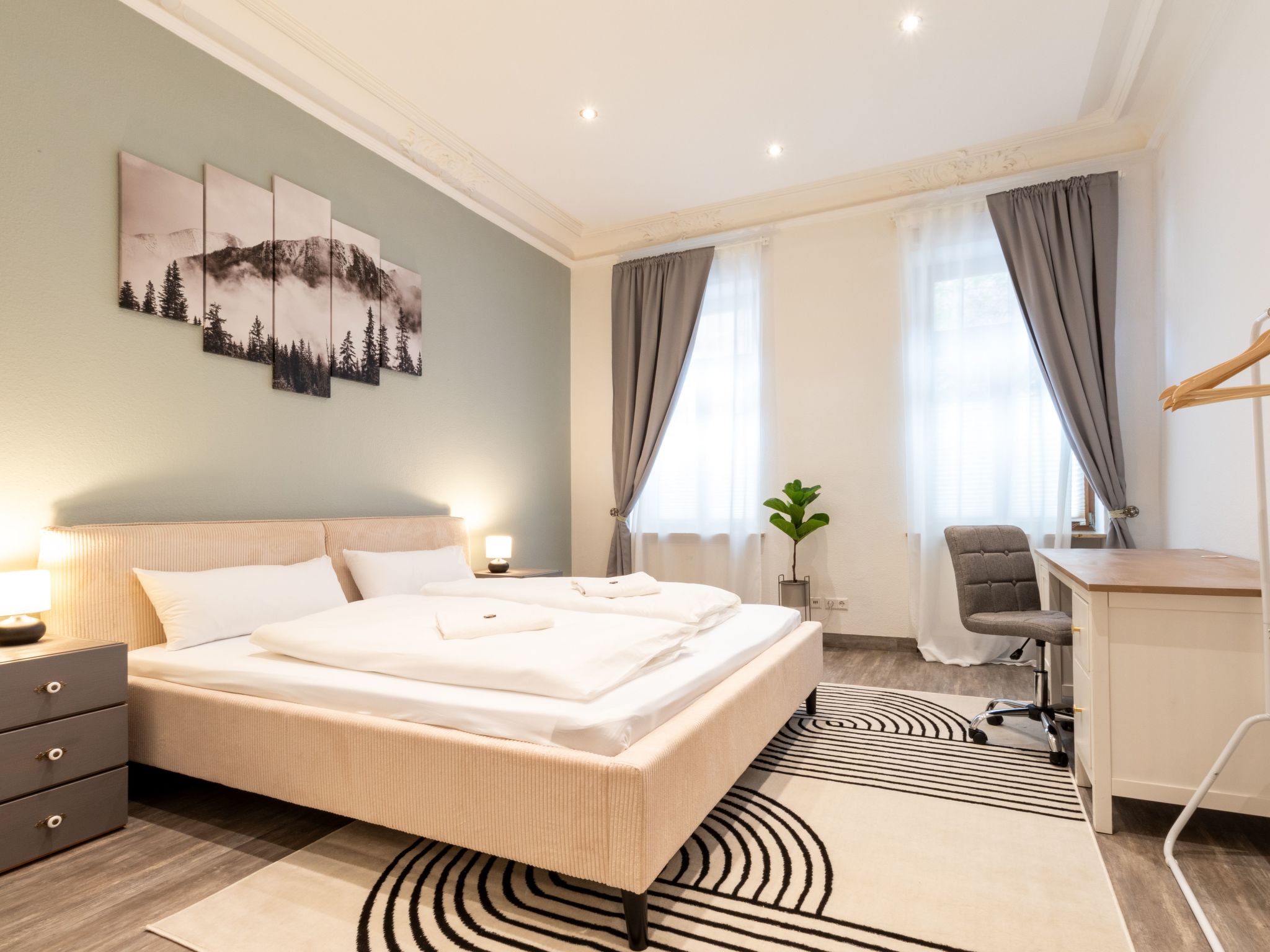 Familienfreundliche Stadt-Oase - 2 Schlafzimmer, 76qm, gratis Kaffee- und Teean