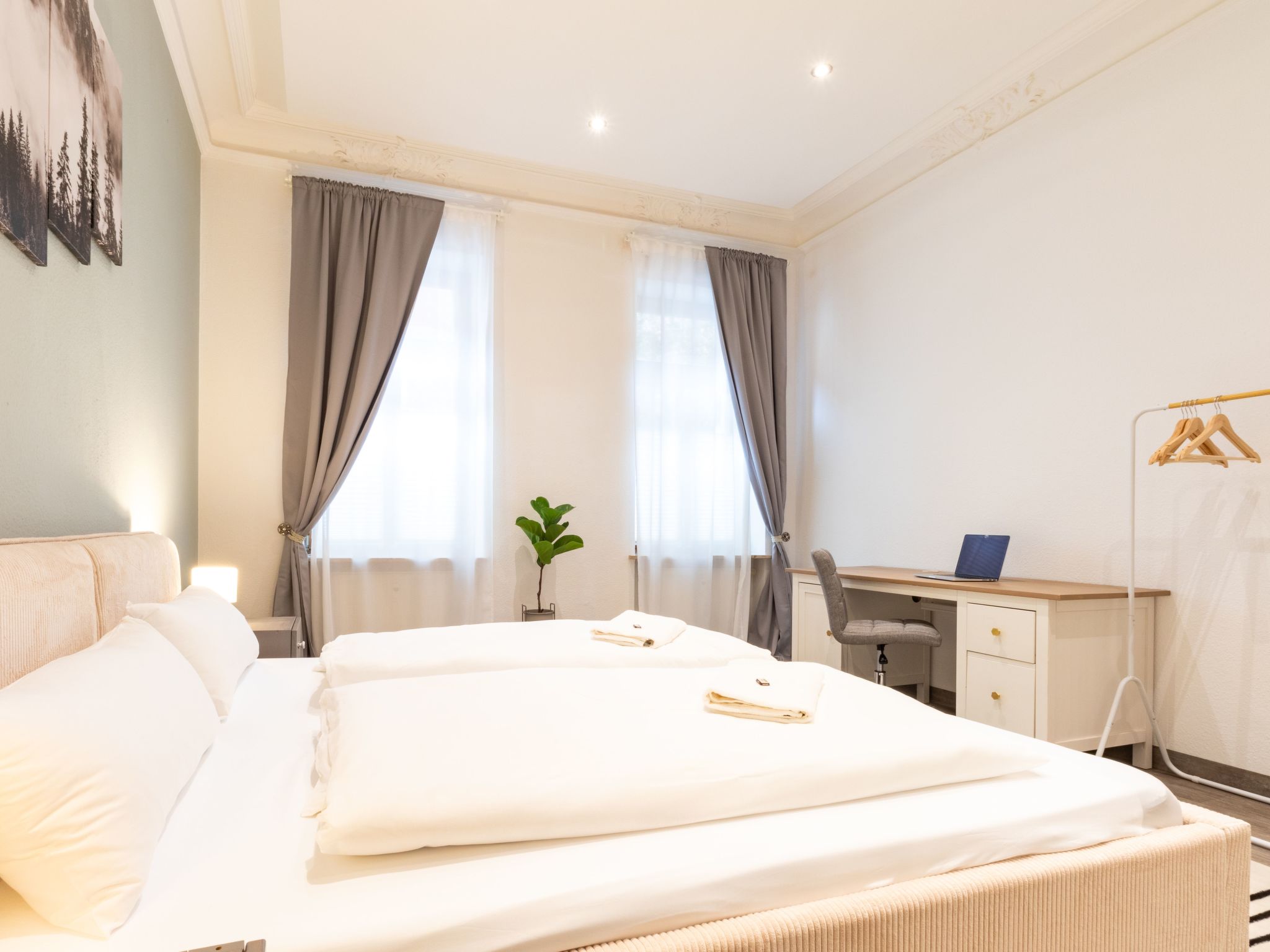 Familienfreundliche Stadt-Oase - 2 Schlafzimmer, 76qm, gratis Kaffee- und Teean