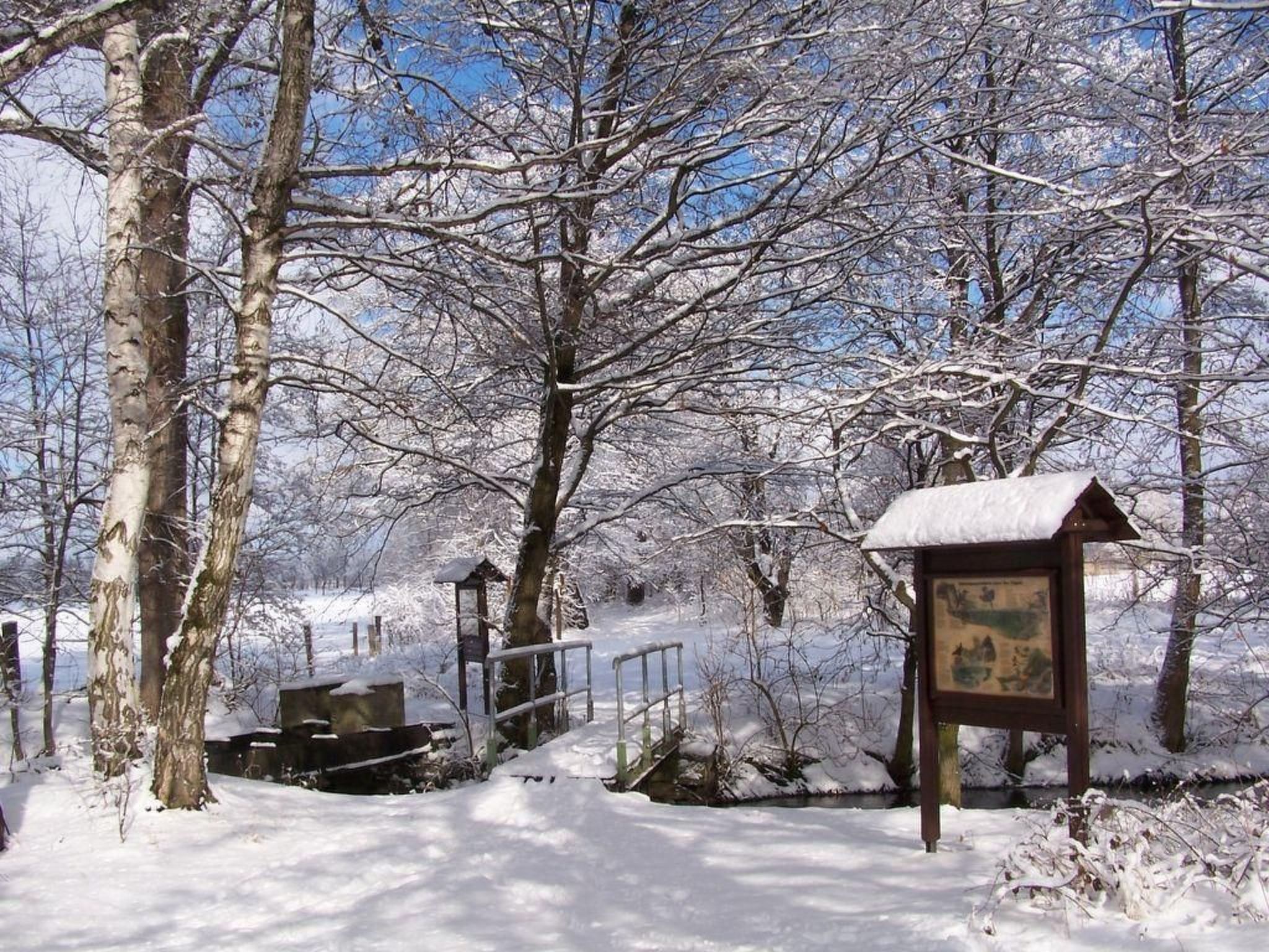 Wohnung in Niedergurig mit Grill, Sauna und Gart-Buiten