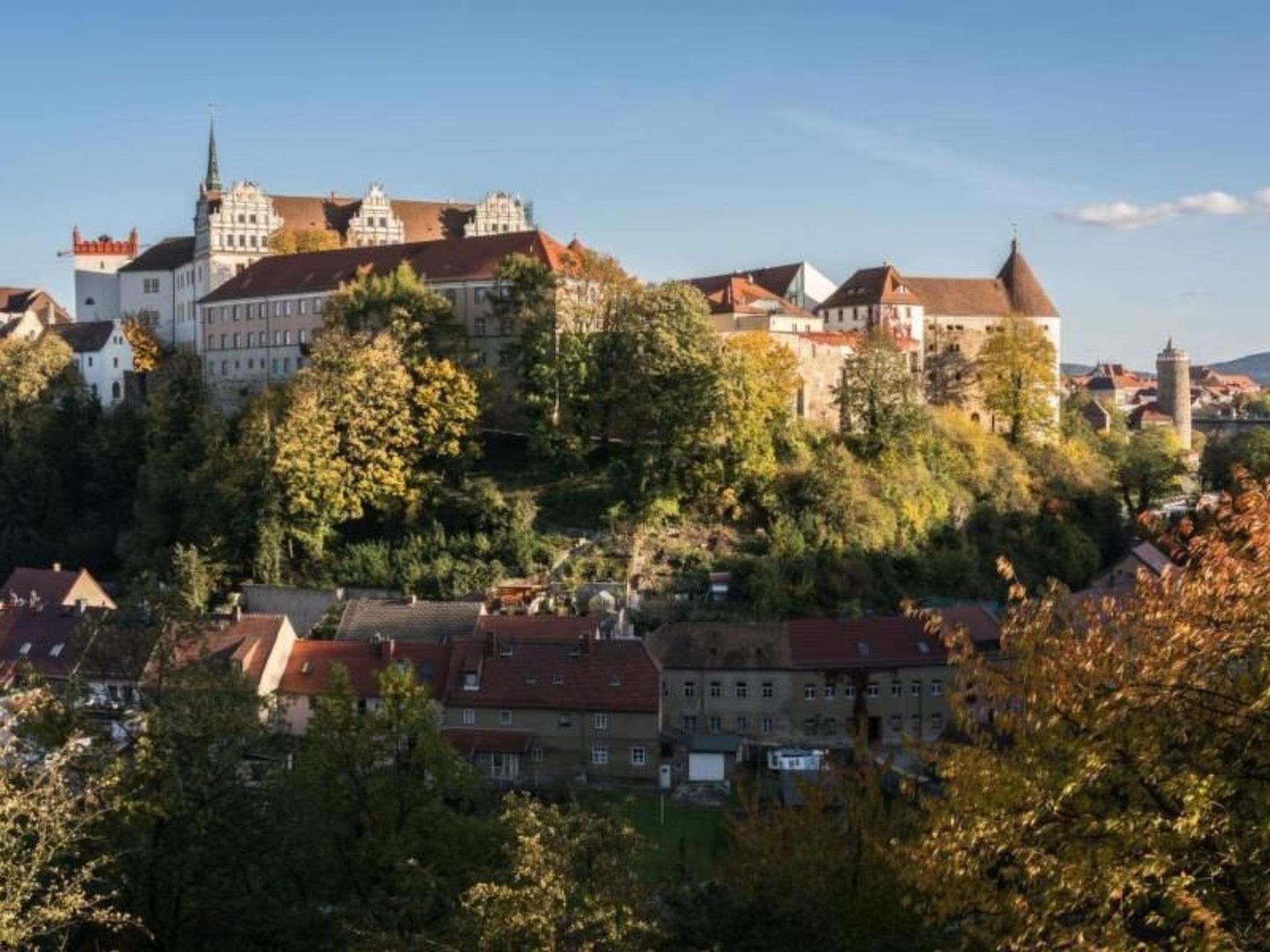 Wohnung in Niedergurig mit Grill, Sauna und Gart-Buiten