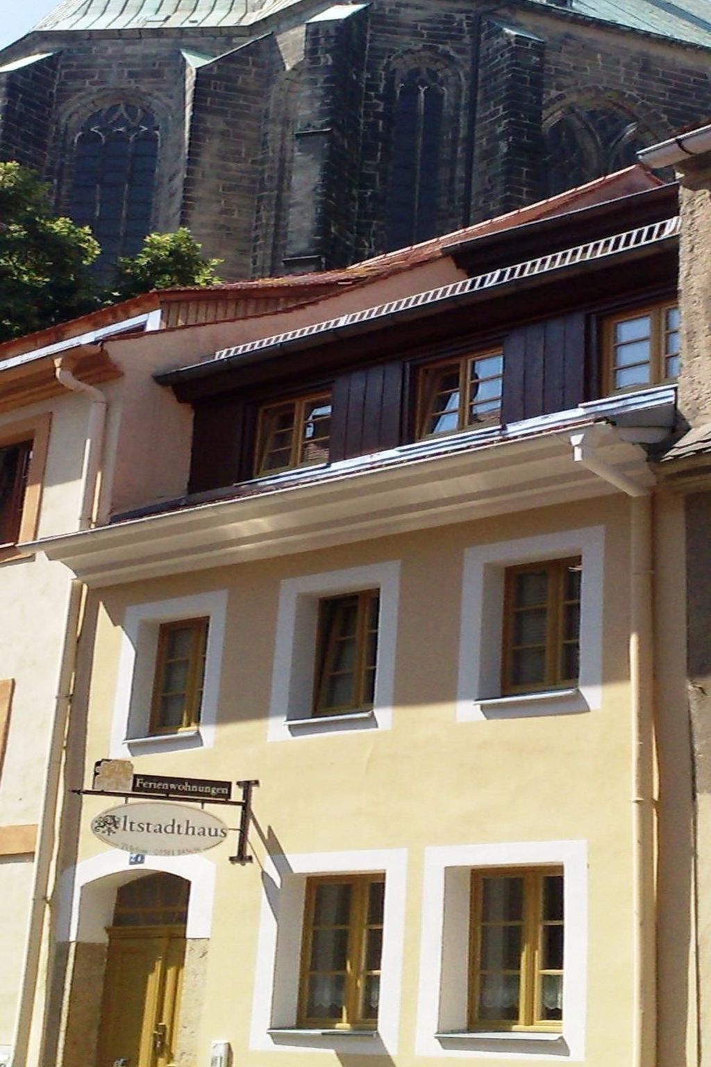 Neiße-Gästezimmer im Altstadthaus - Draußen