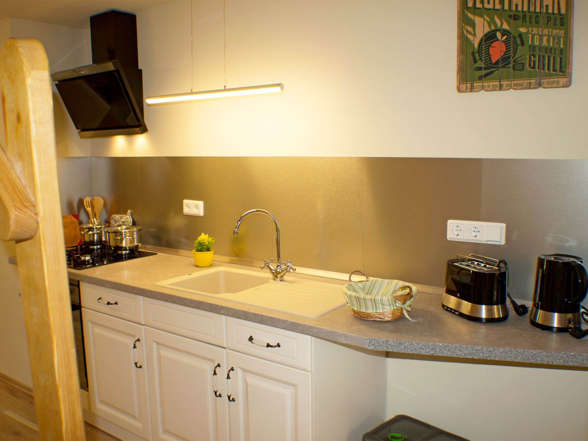 Komfortabler Urlaub im Fachwerkhäuschen mit Gartenterrase und einem Ambiente ei