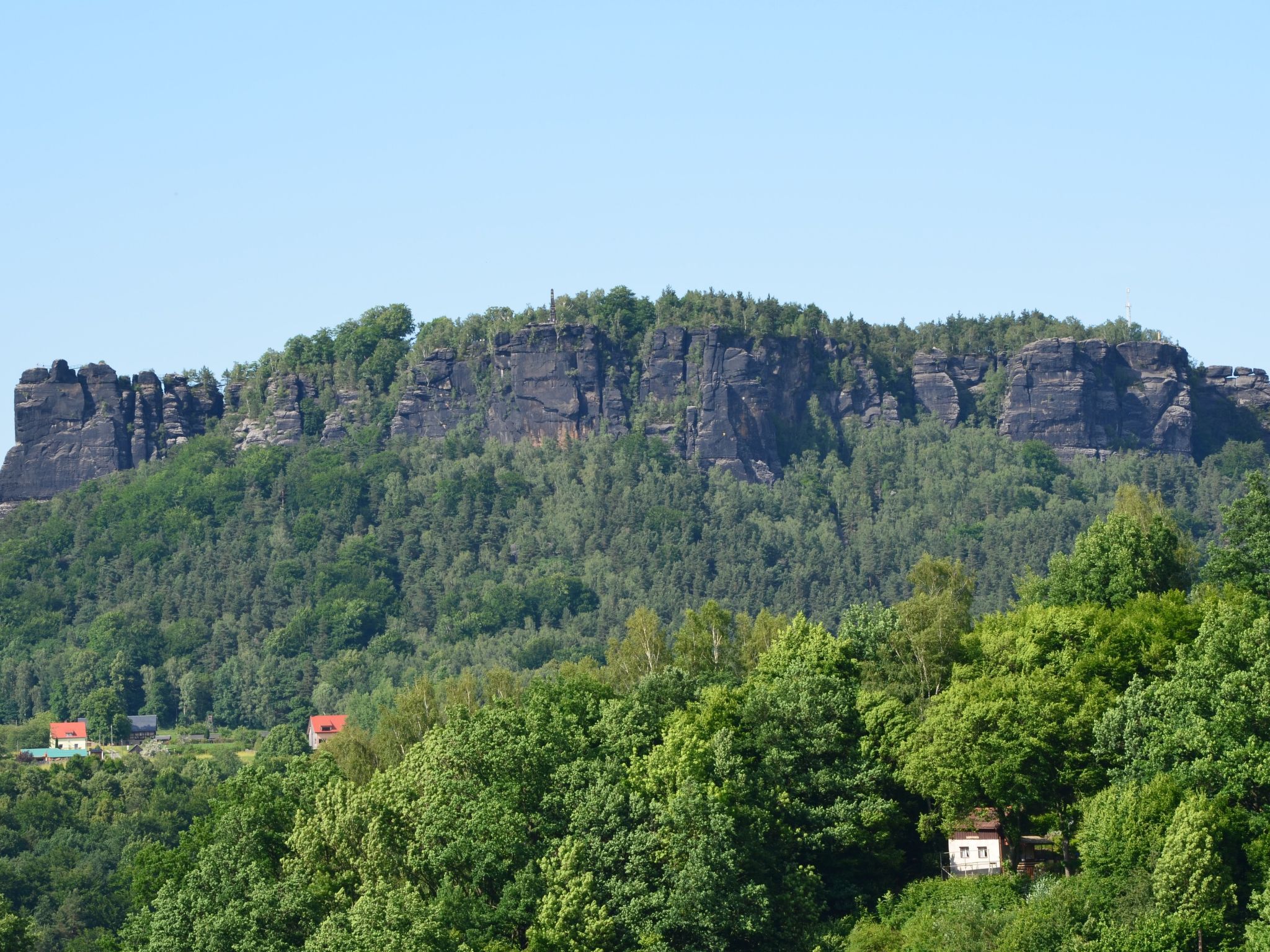 Panoramablick in Königstein-Drinnen