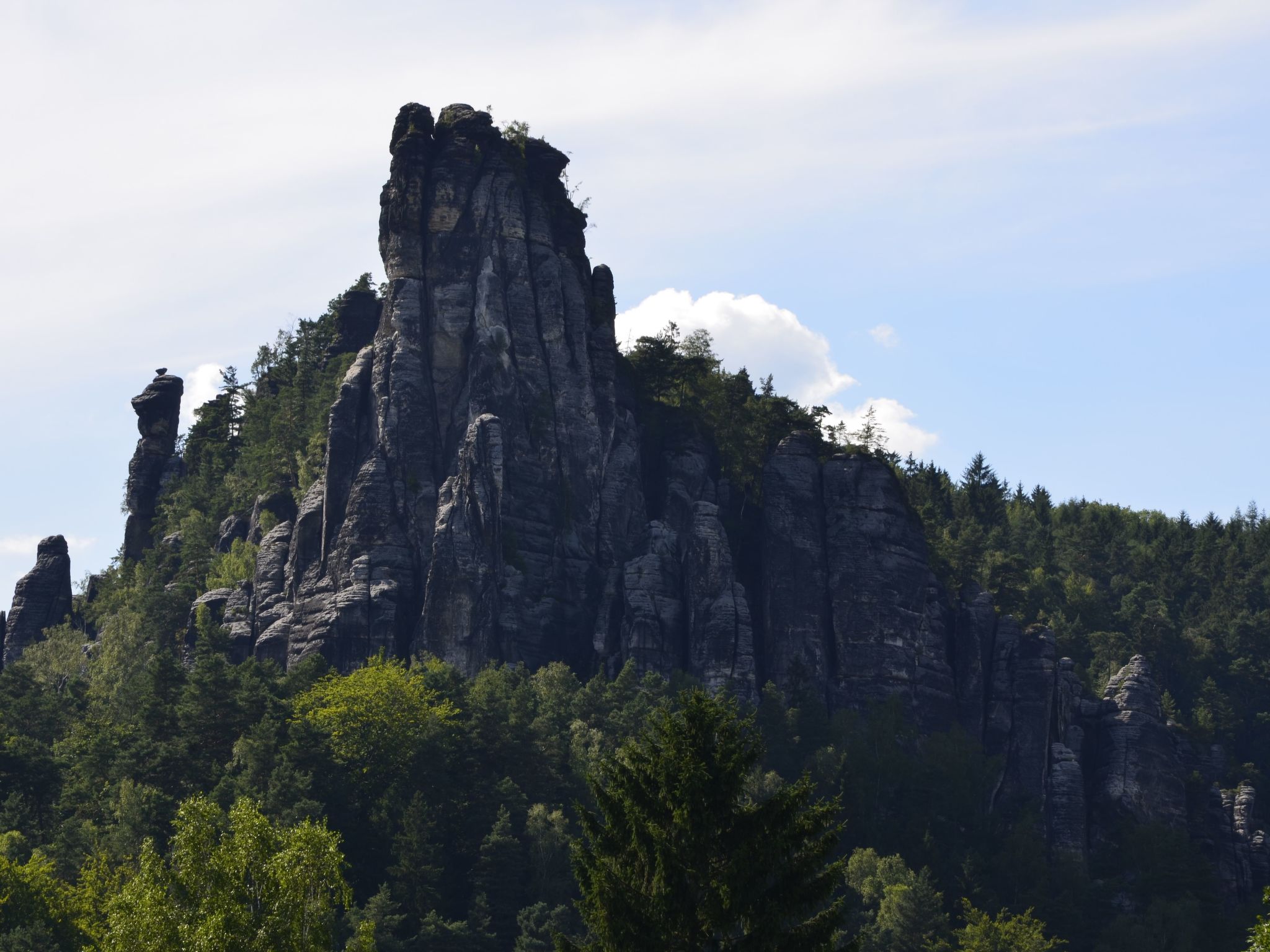Panoramablick in Königstein-Drinnen