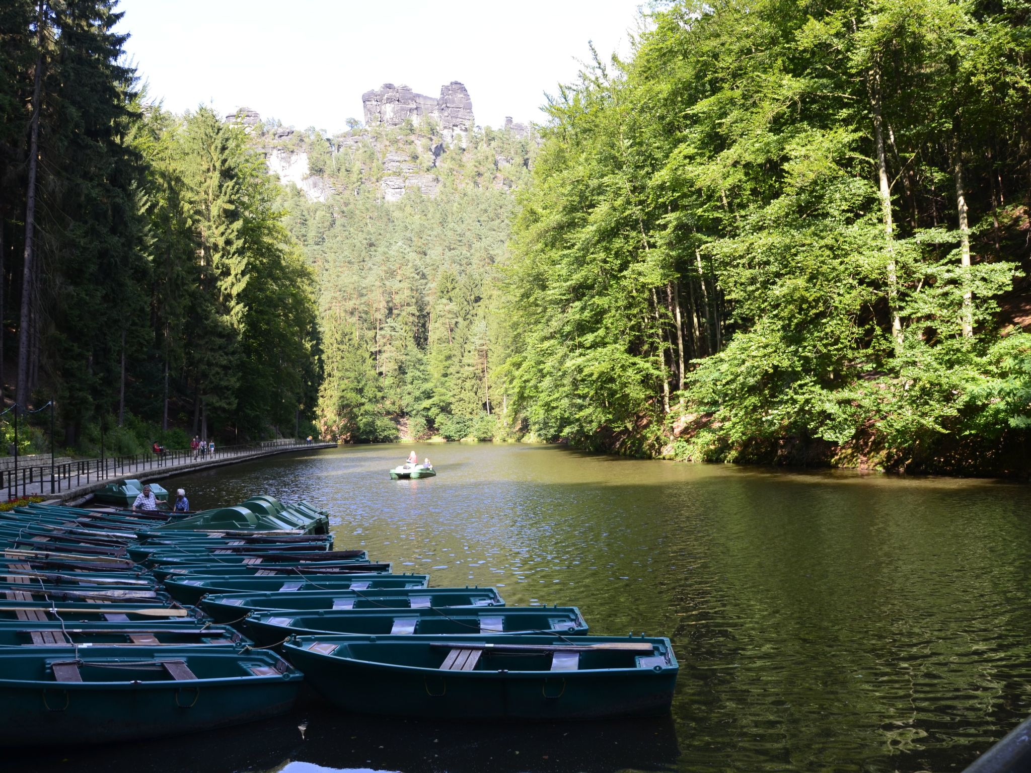 Panoramablick in Königstein-Drinnen