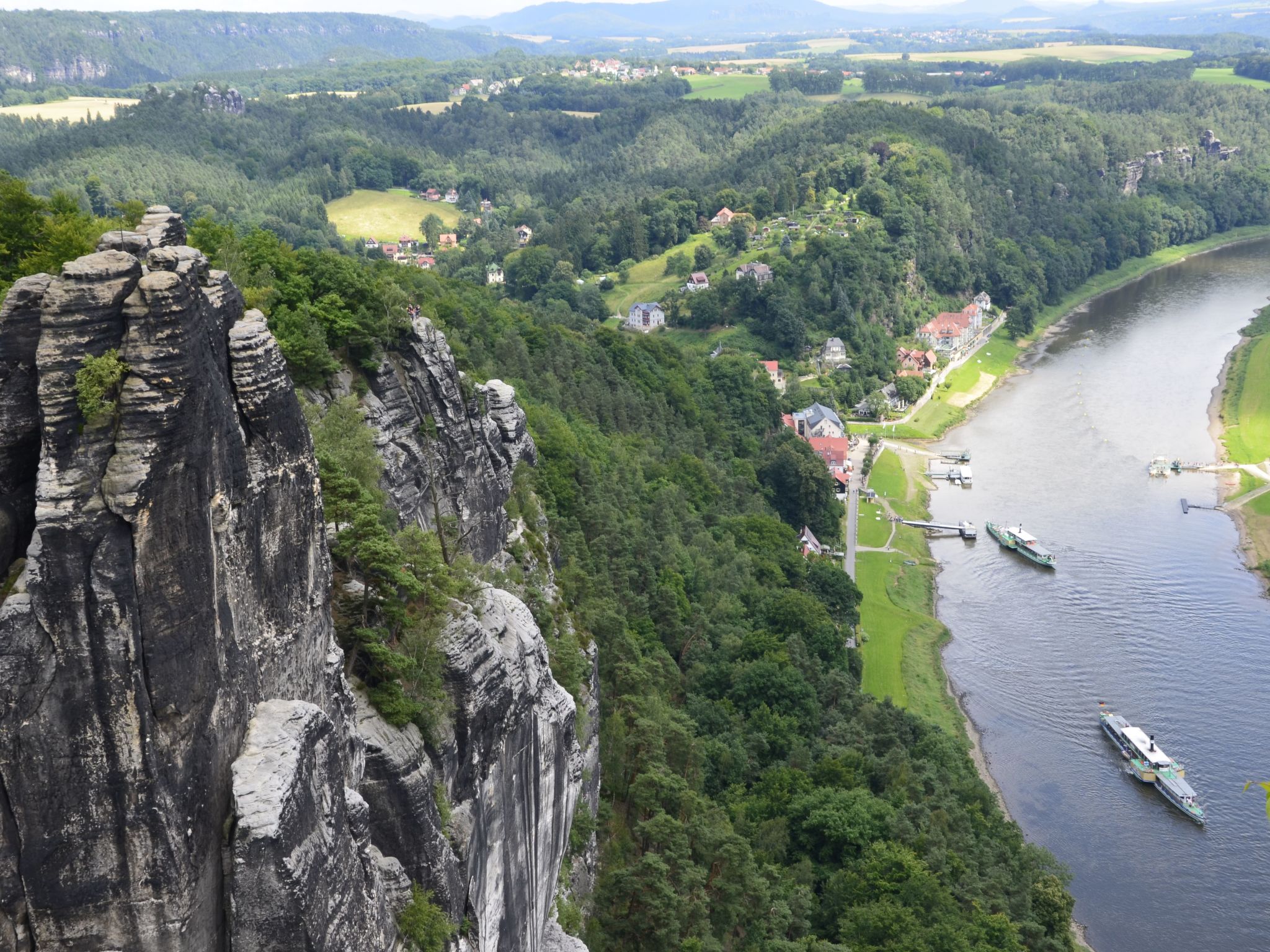 Panoramablick in Königstein-Drinnen