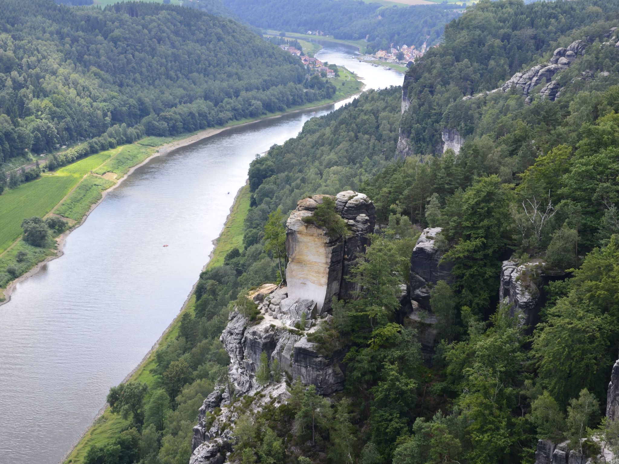 Panoramablick in Königstein-Drinnen