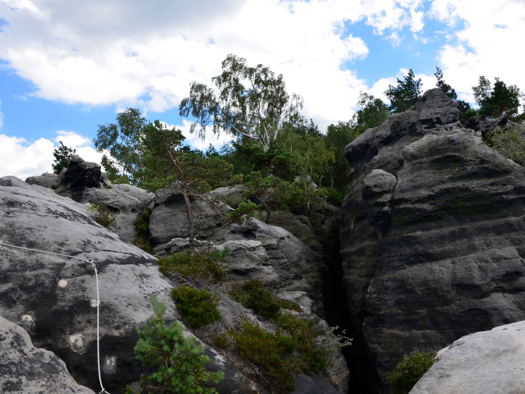 Panoramablick in Königstein-Drinnen