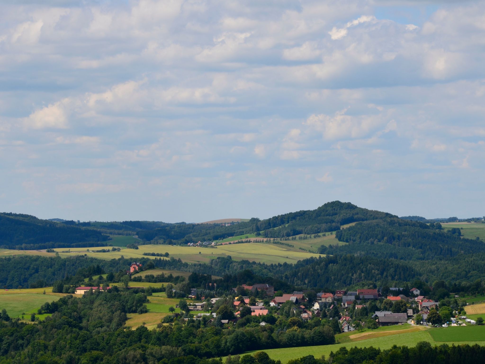 Panoramablick in Königstein-Drinnen