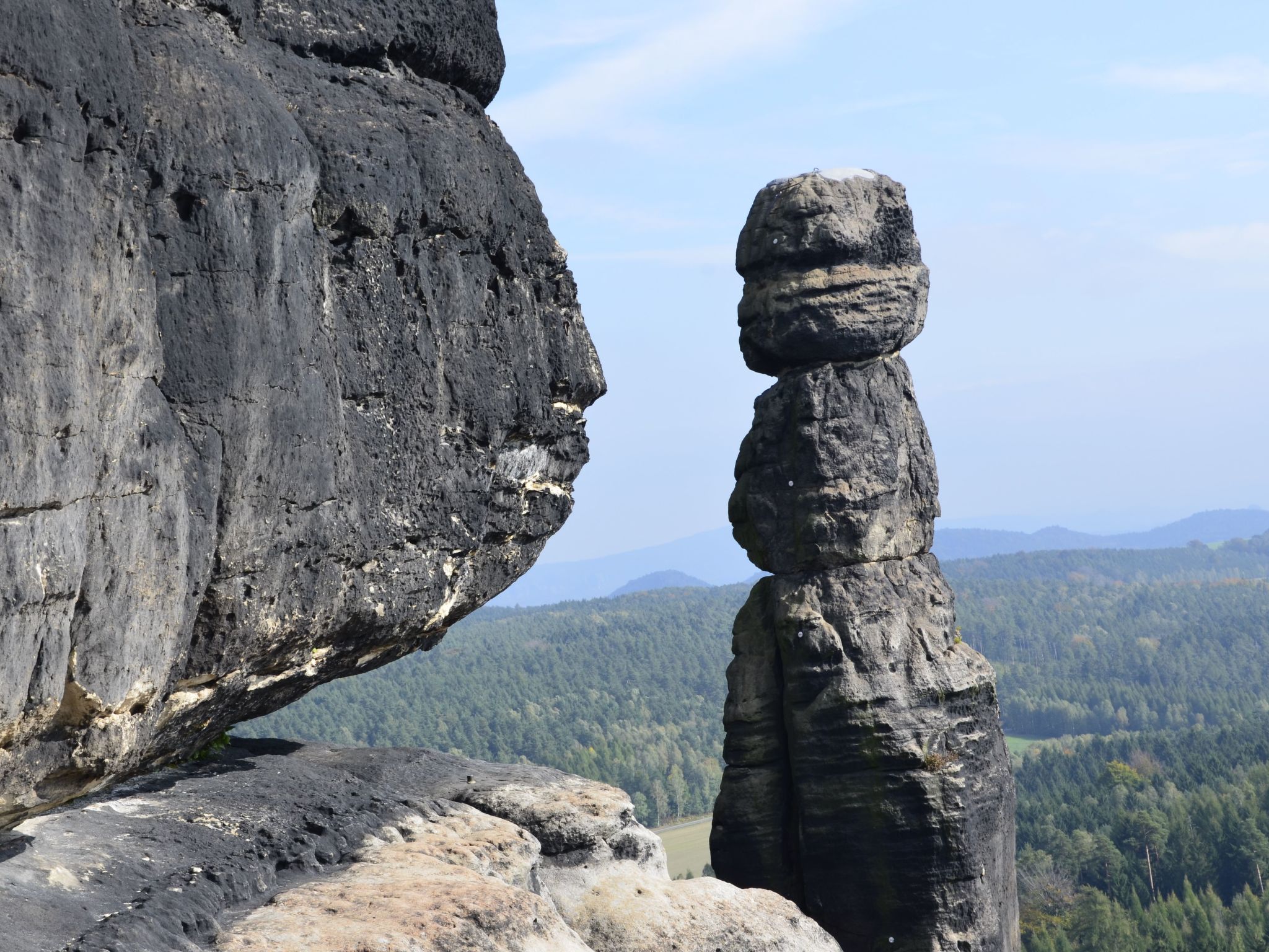 Panoramablick in Königstein-Drinnen