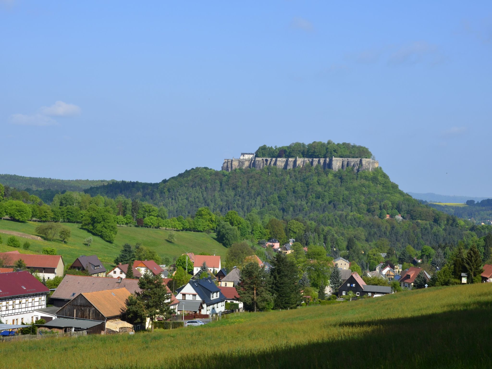 Panoramablick in Königstein-Drinnen