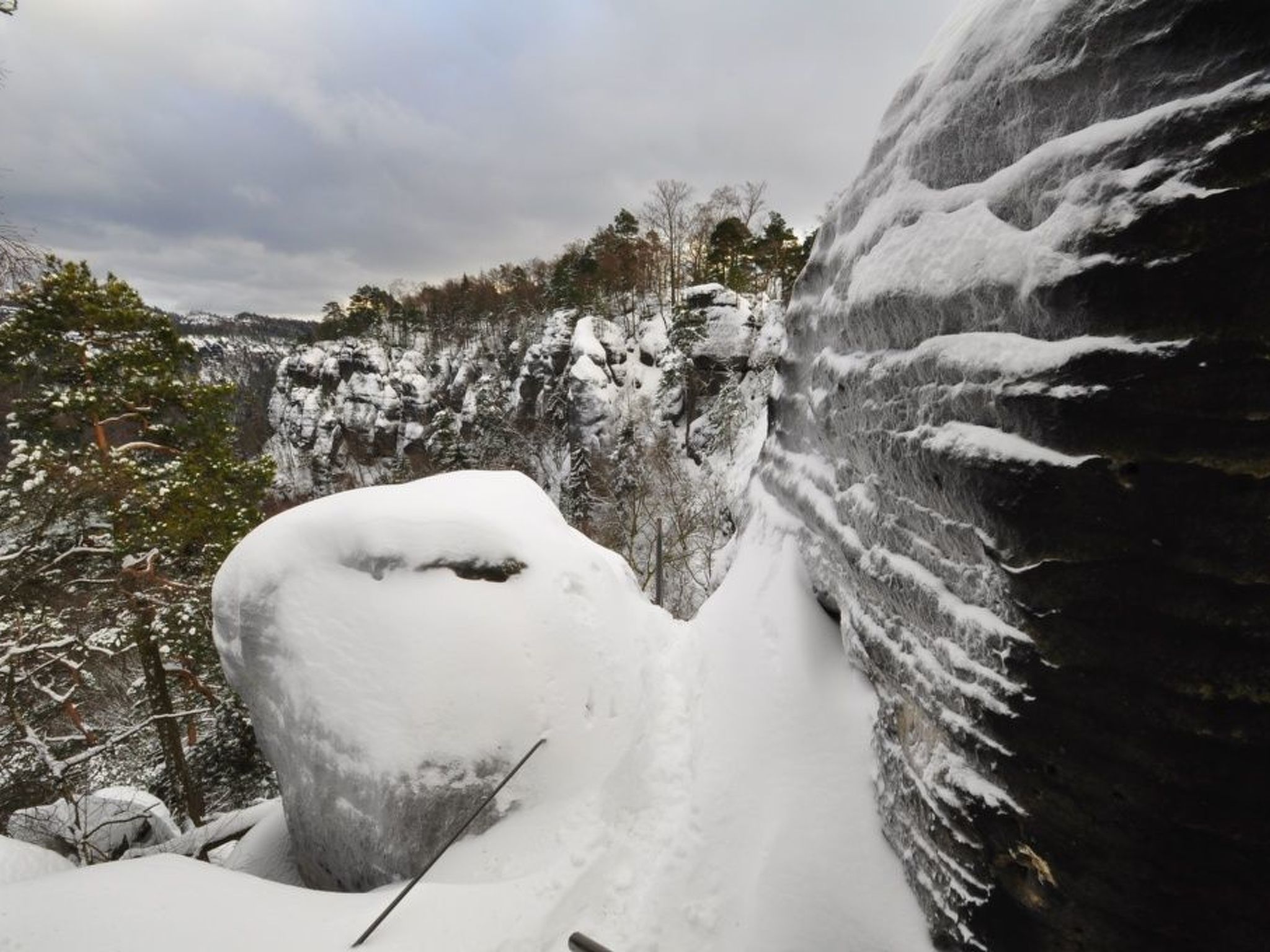 Panoramablick in Königstein-Dedans