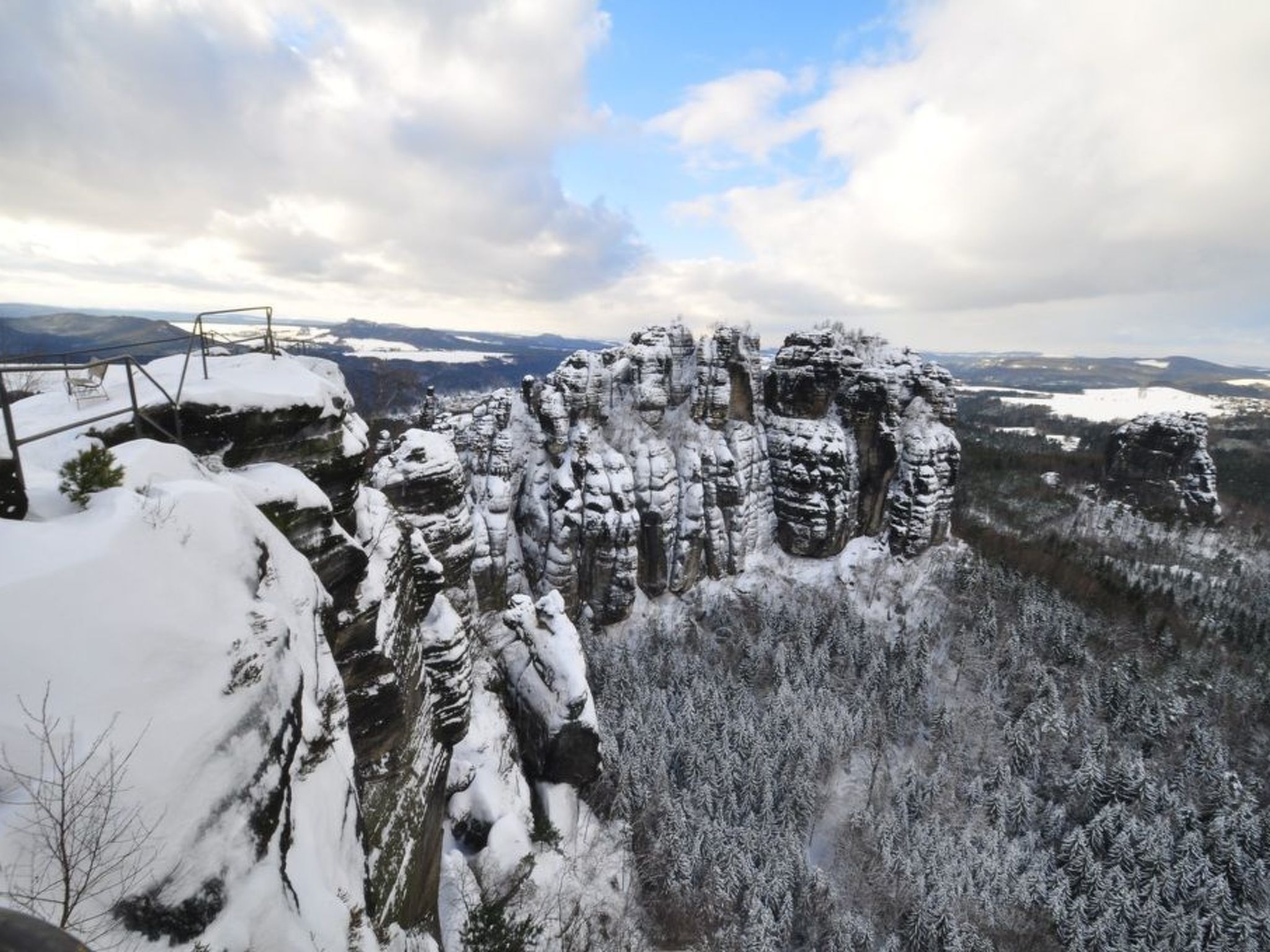 Panoramablick in Königstein