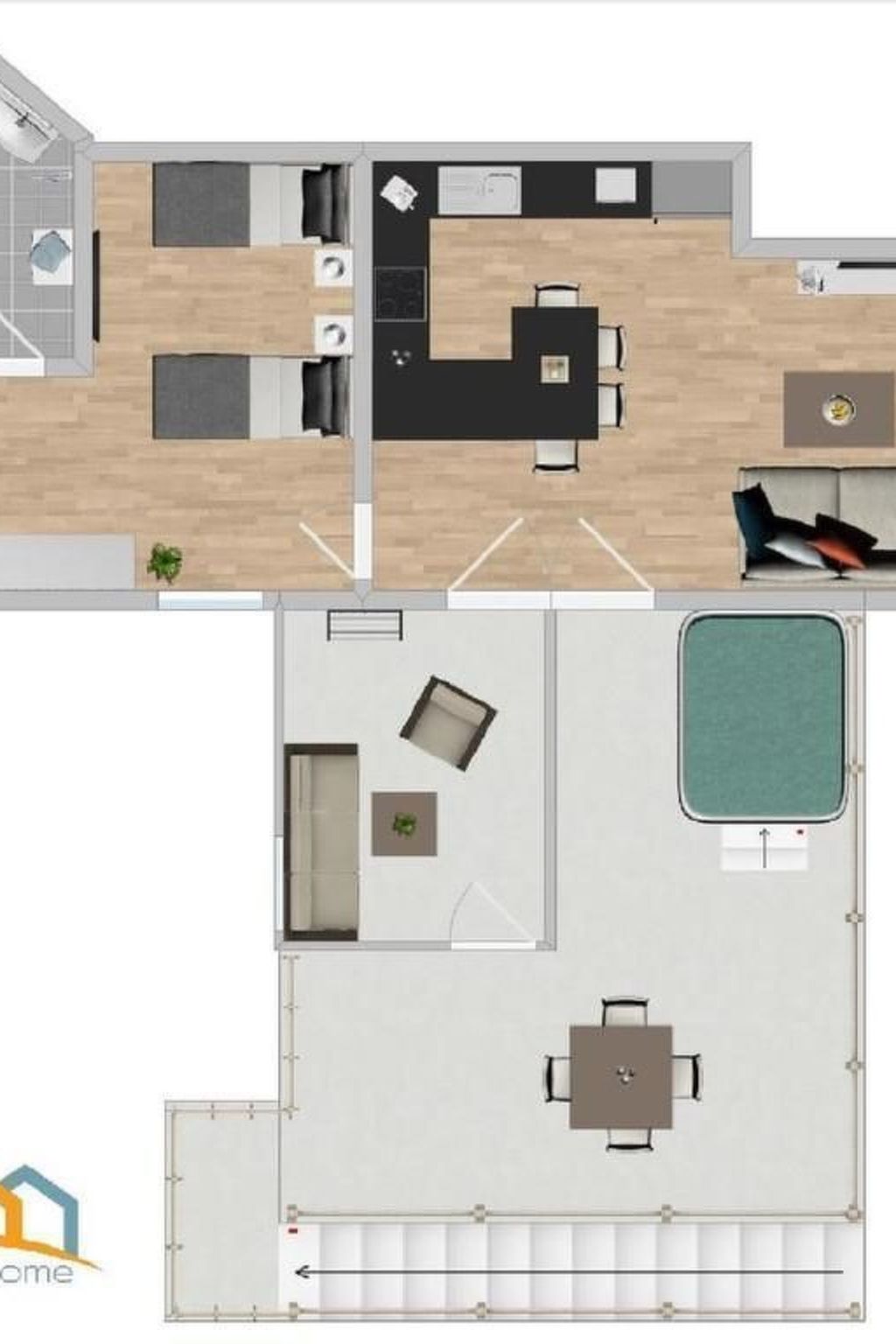 In Heselbach mit Grill, Whirlpool und Garten-Image-tags.info