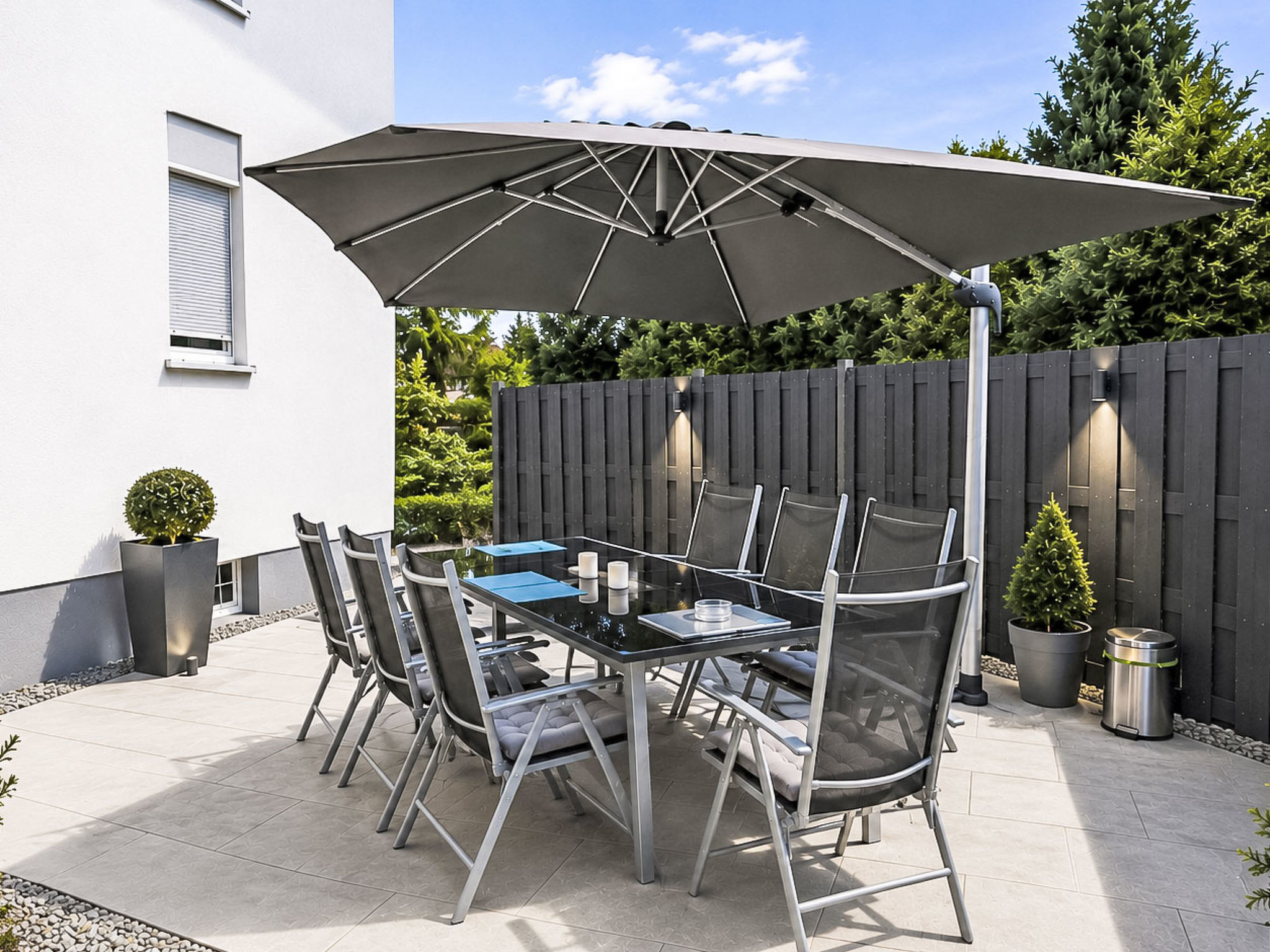 Wohnung"Gartenblick" - Buiten