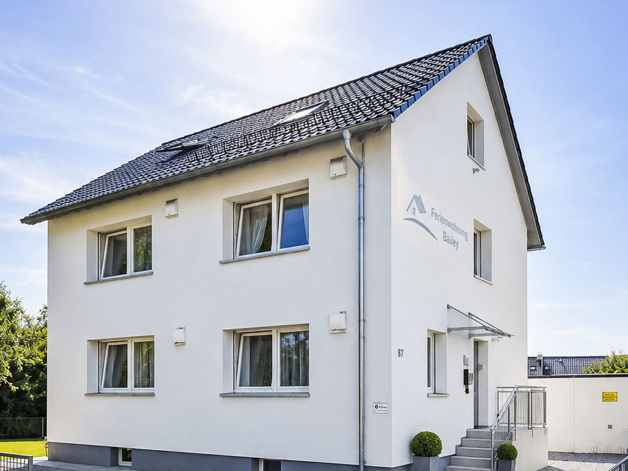Wohnung"Gartenblick" - Buiten