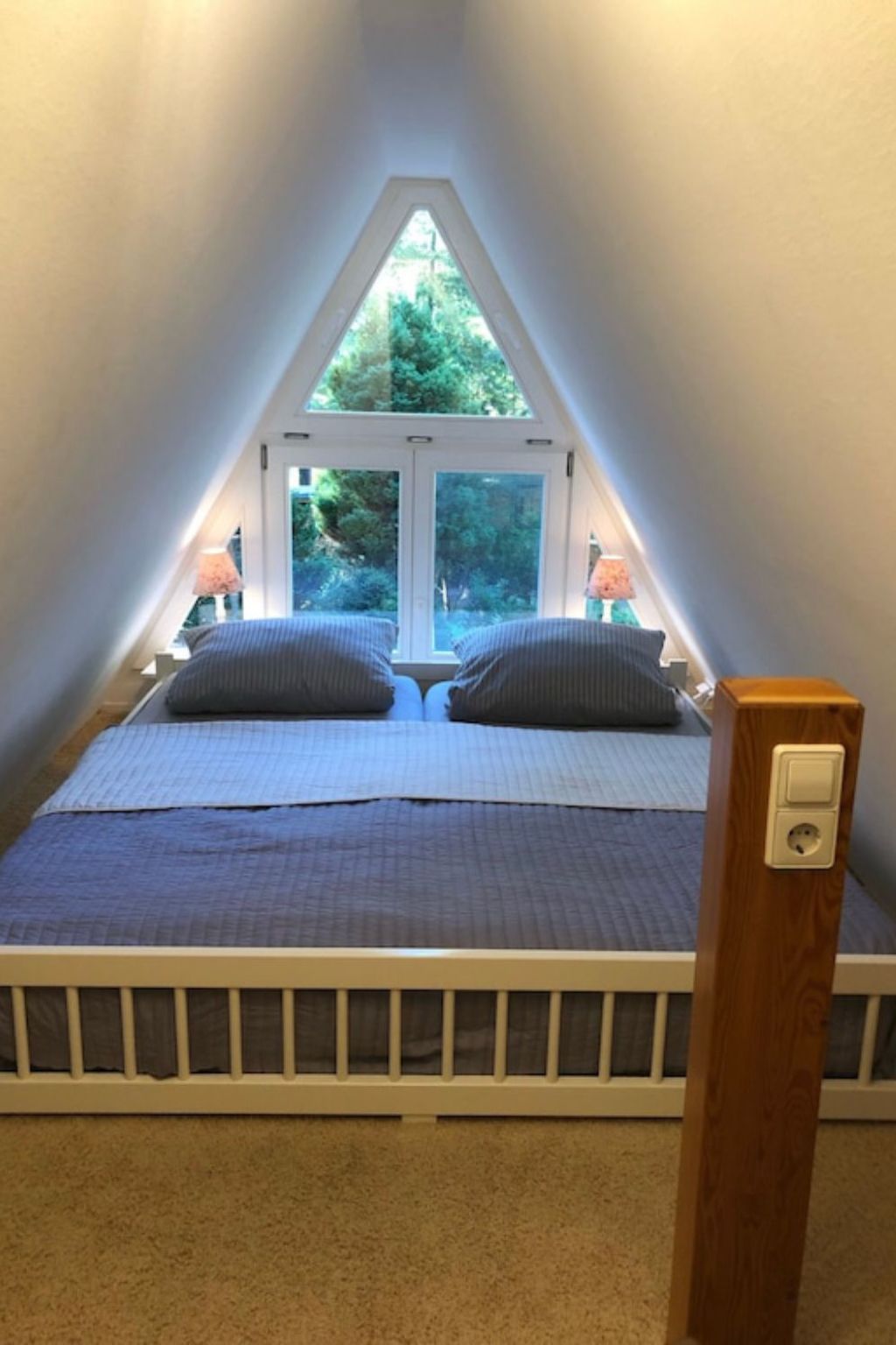 Reetdach Ferienhaus am Lübbesee Sauna Bootsteg neu-Binnen